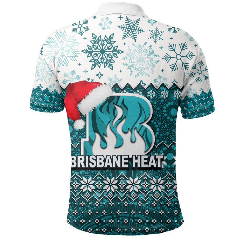 Brisbane Heat Christmas 2022 Polo Shirt Cricket - Vibe Hoodie Shop