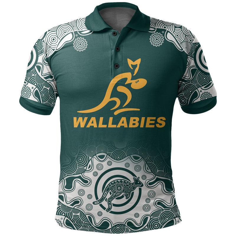 (Custom Personalised And Number) Australia Rugby Wallabies Polo Shirt Replica Jersey No.2 - Vibe Hoodie Shop