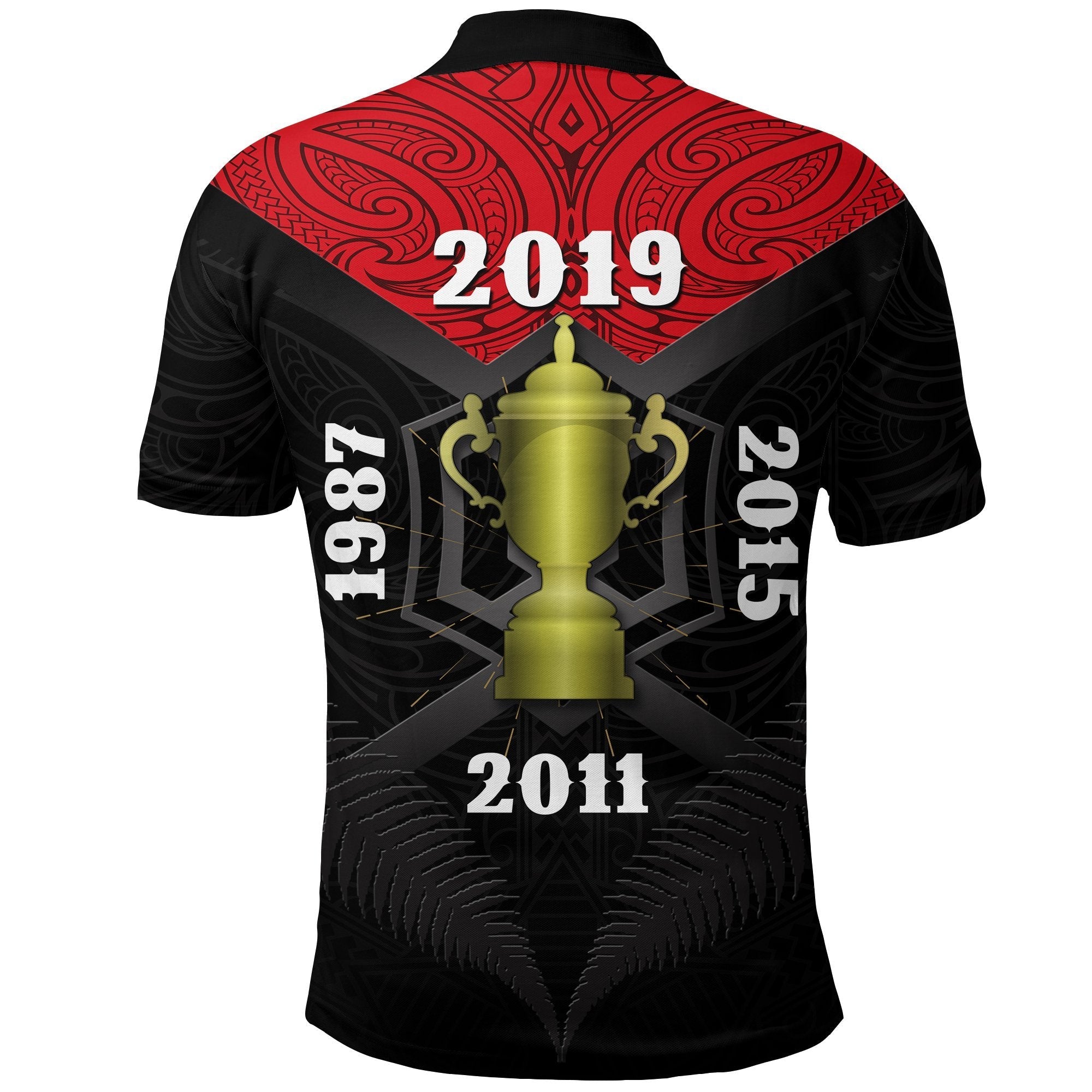 New Zealand Polo Shirt Champion Rugby World Cup 2019 - Vibe Hoodie Shop