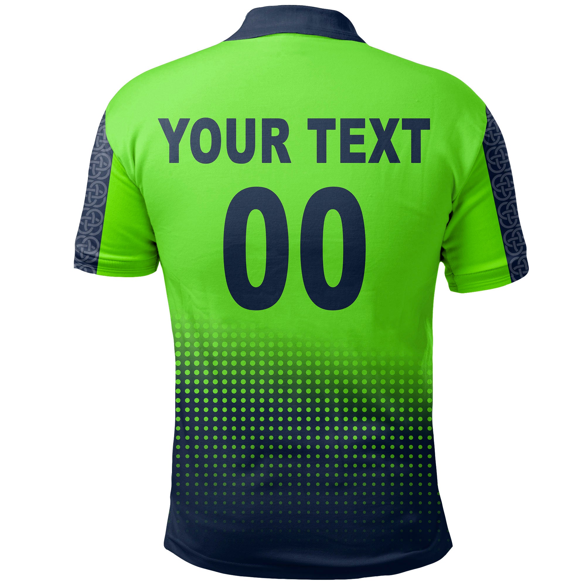 (Custom Personalised And Number) Ireland Cricket Men's T20 World Cup Polo Shirt No.1 - Vibe Hoodie Shop