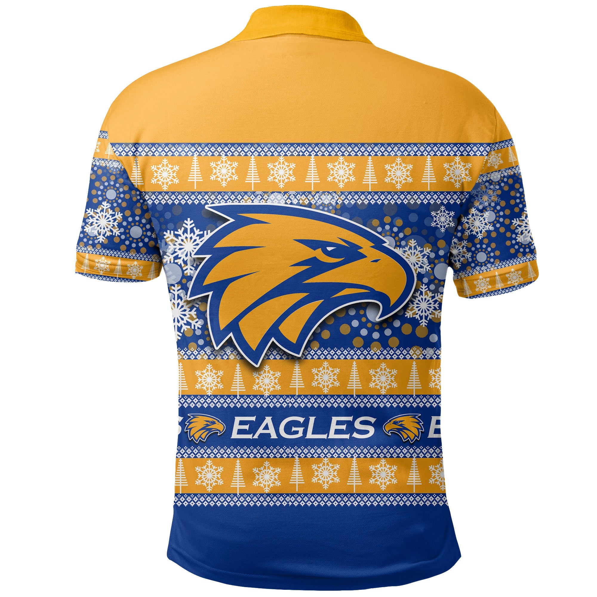 West Coast Eagles Polo Shirt Christmas 2021 Style - Vibe Hoodie Shop