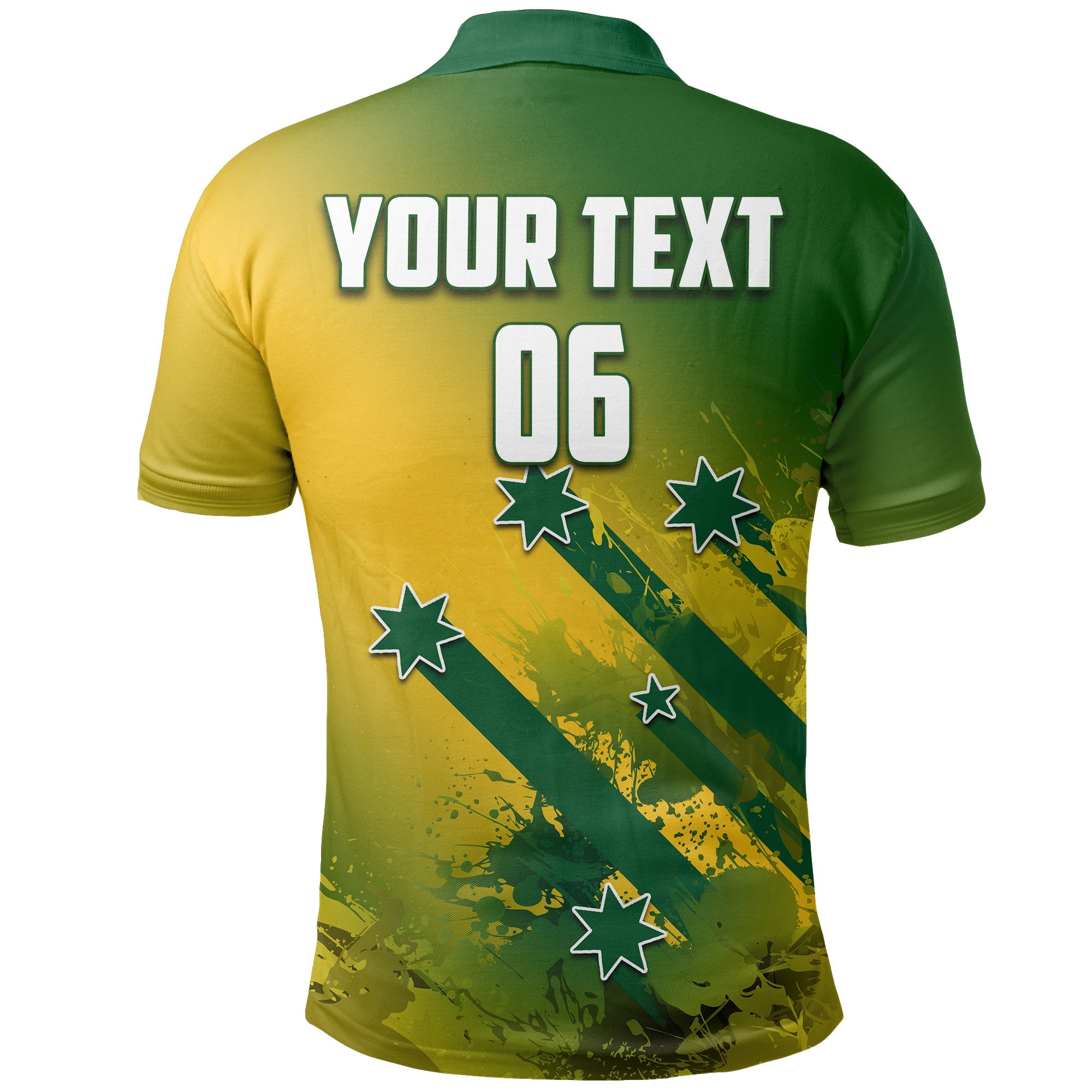 (Custom Personalised And Number) Cricket Polo Shirt Australian Cricket Special Style - Vibe Hoodie Shop