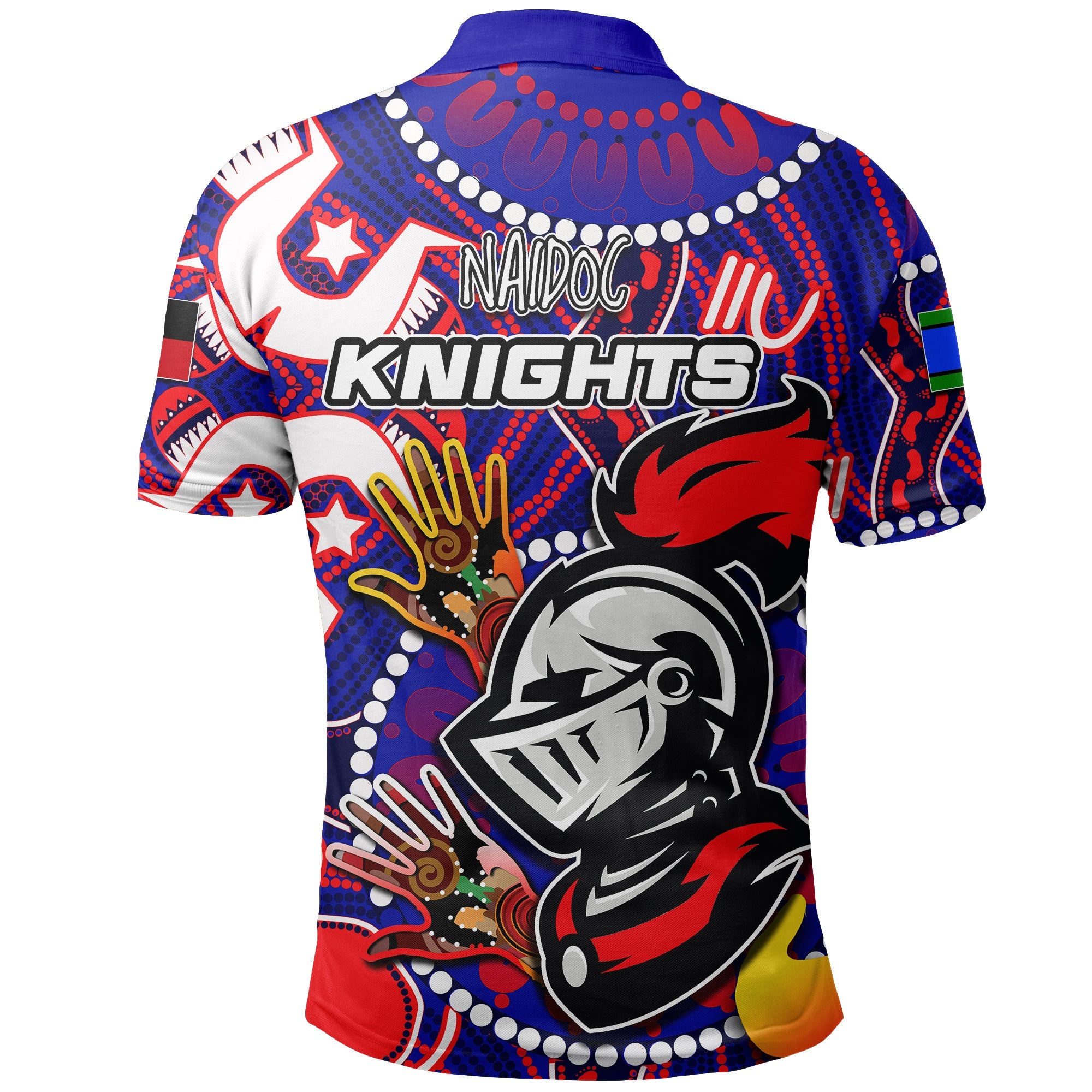 NAIDOC Knights Polo Shirt NAIDOC Patterns No.2 - Vibe Hoodie Shop