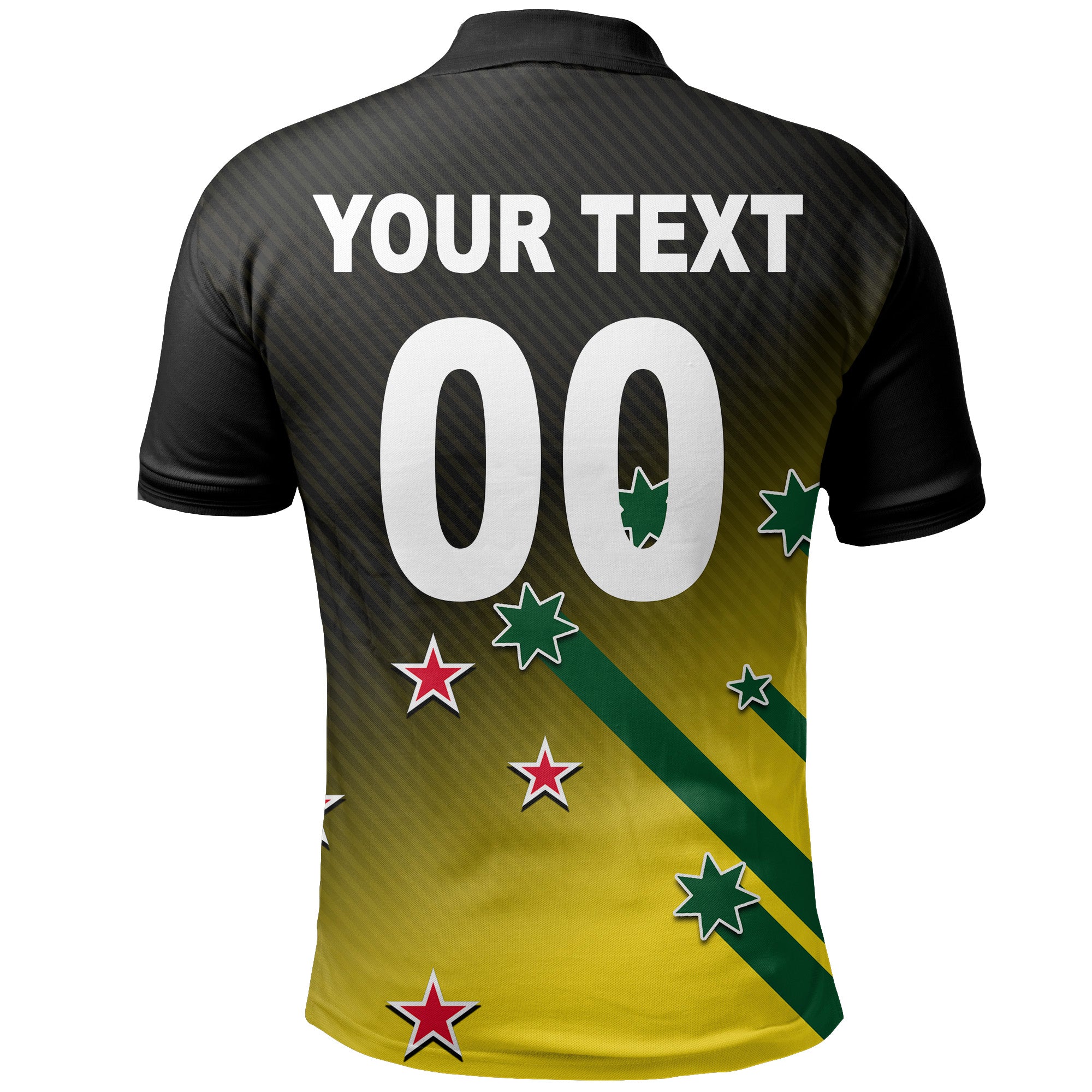 (Custom Personalised And Number) Cricket Men's T20 World Cup Australia Mix New Zealand Polo Shirt - Vibe Hoodie Shop