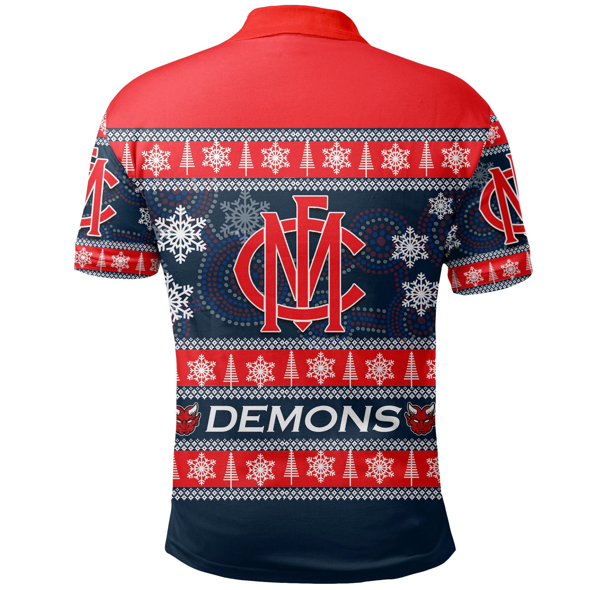 Melbourne Demons Polo Shirt Christmas 2021 Style - Vibe Hoodie Shop