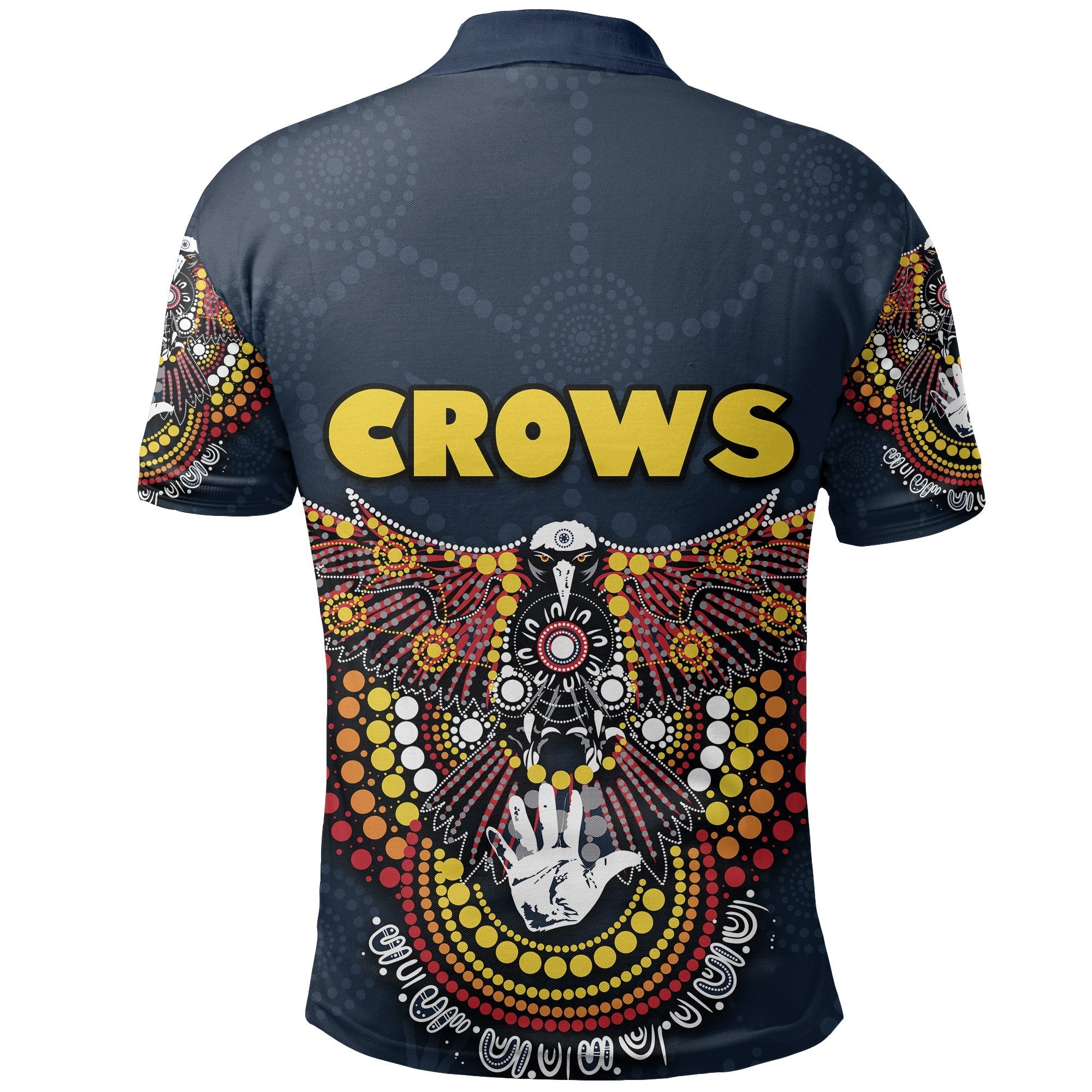 Adelaide Aboriginal Crows Polo Shirt - Vibe Hoodie Shop