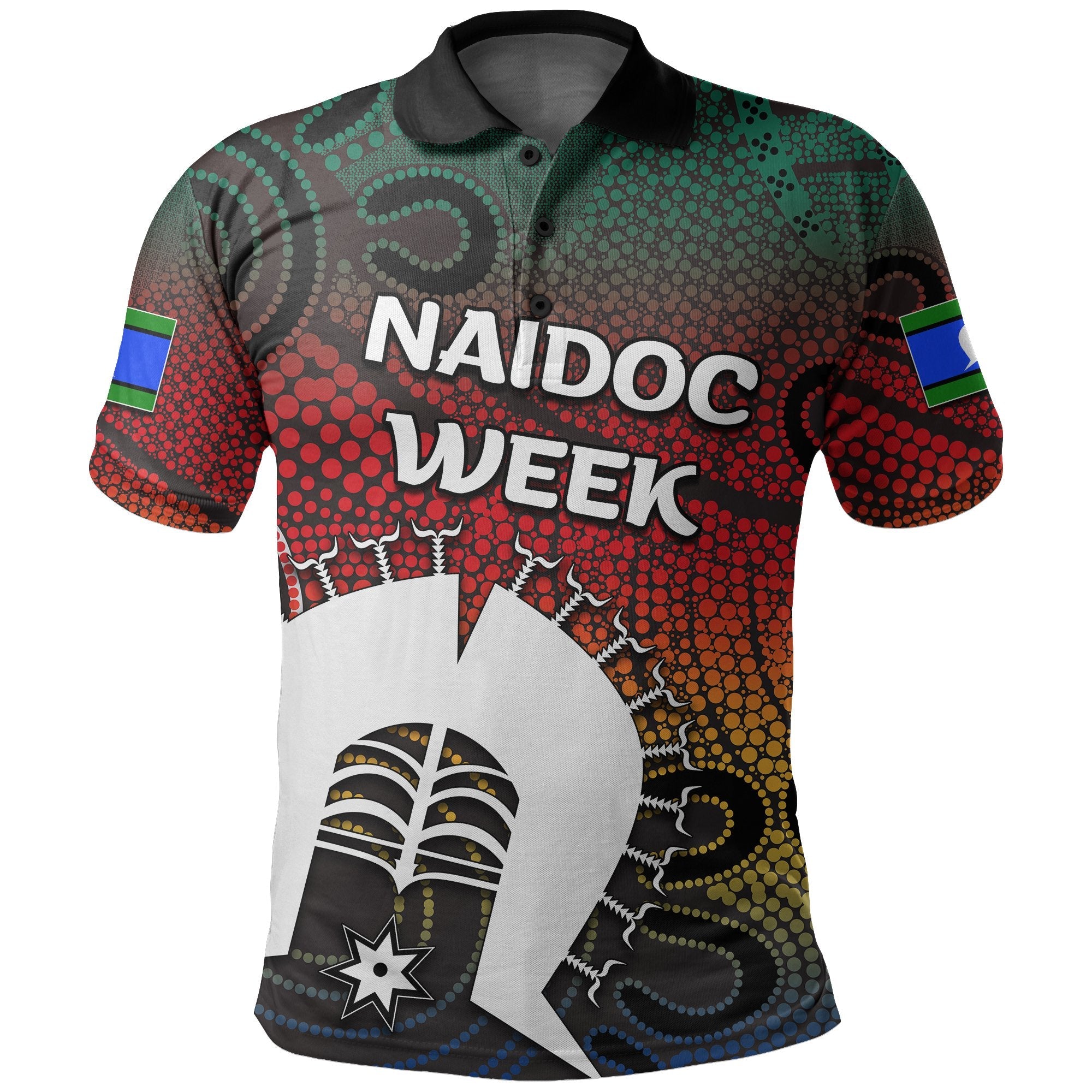 NAIDOC Week Polo Shirt Torres Strait Islanders - Heal Country - Vibe Hoodie Shop