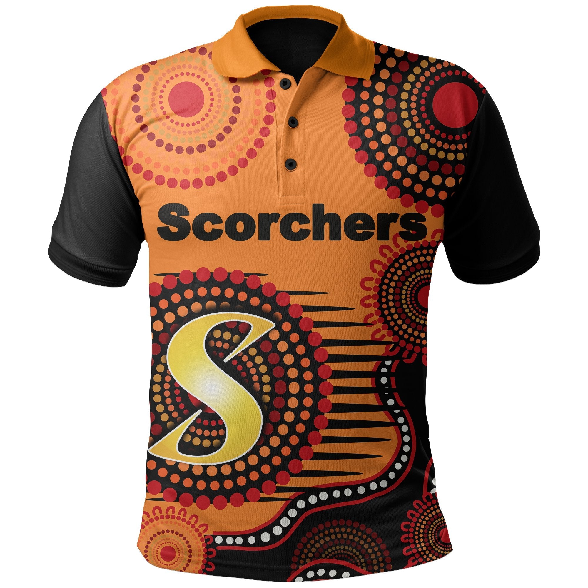 Perth Scorchers Polo Shirt - Vibe Hoodie Shop