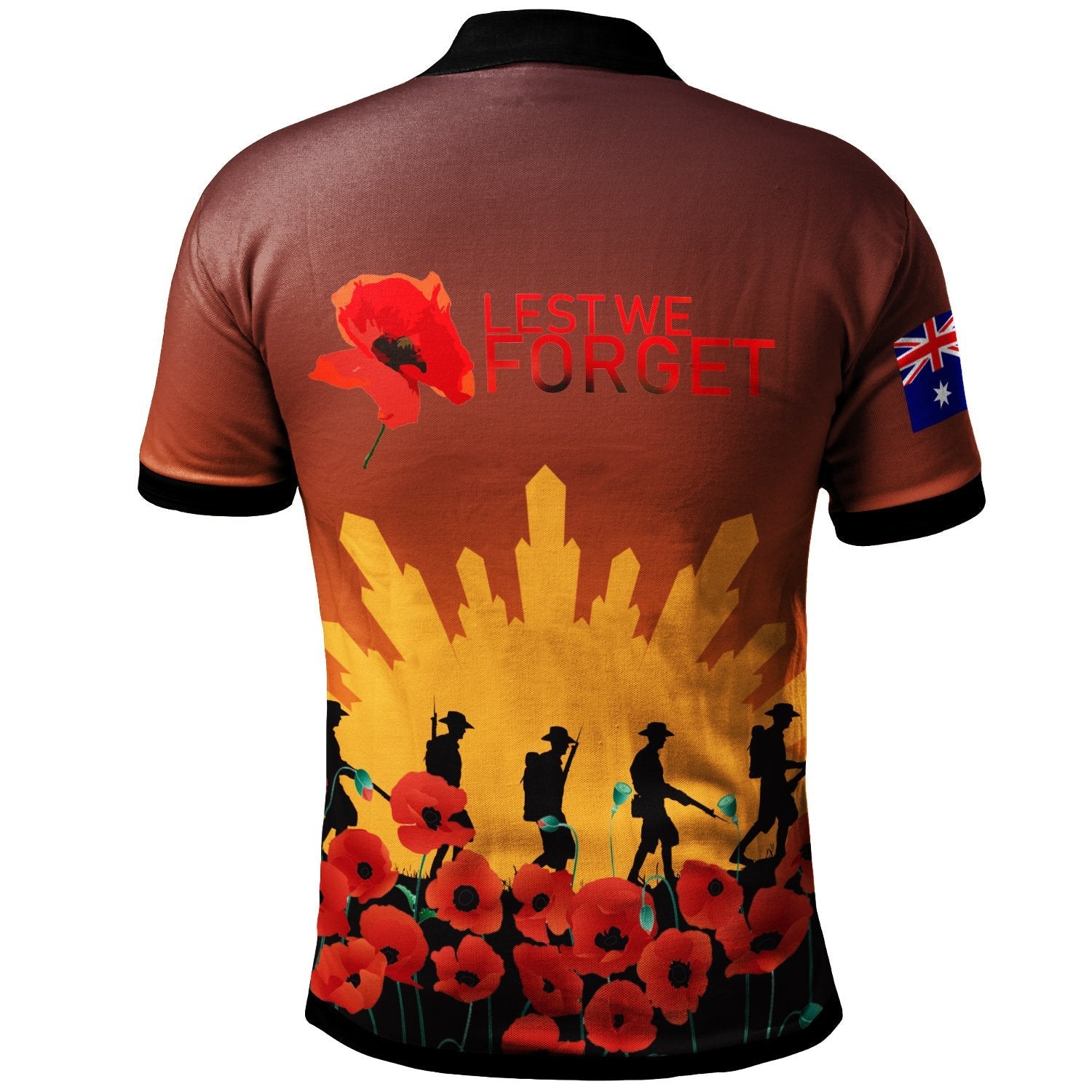 Polo Shirt - ANZAC Day 2021 - Vibe Hoodie Shop