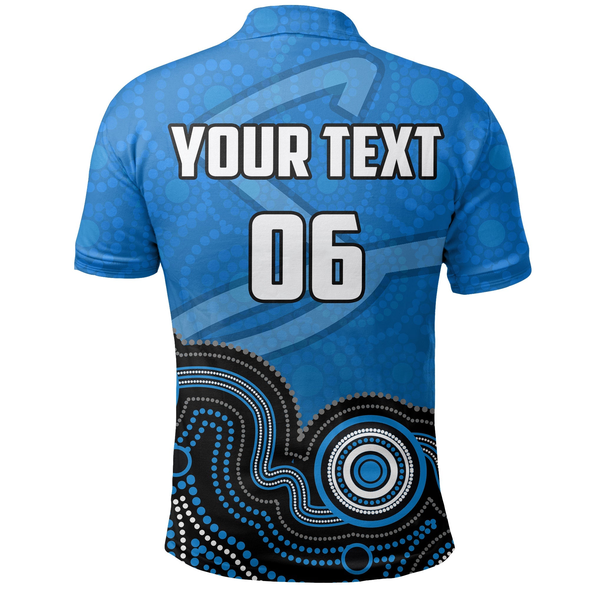 (Custom Personalised And Number) Adelaide Strikers Polo Shirt Cricket Aboriginal Style - Vibe Hoodie Shop