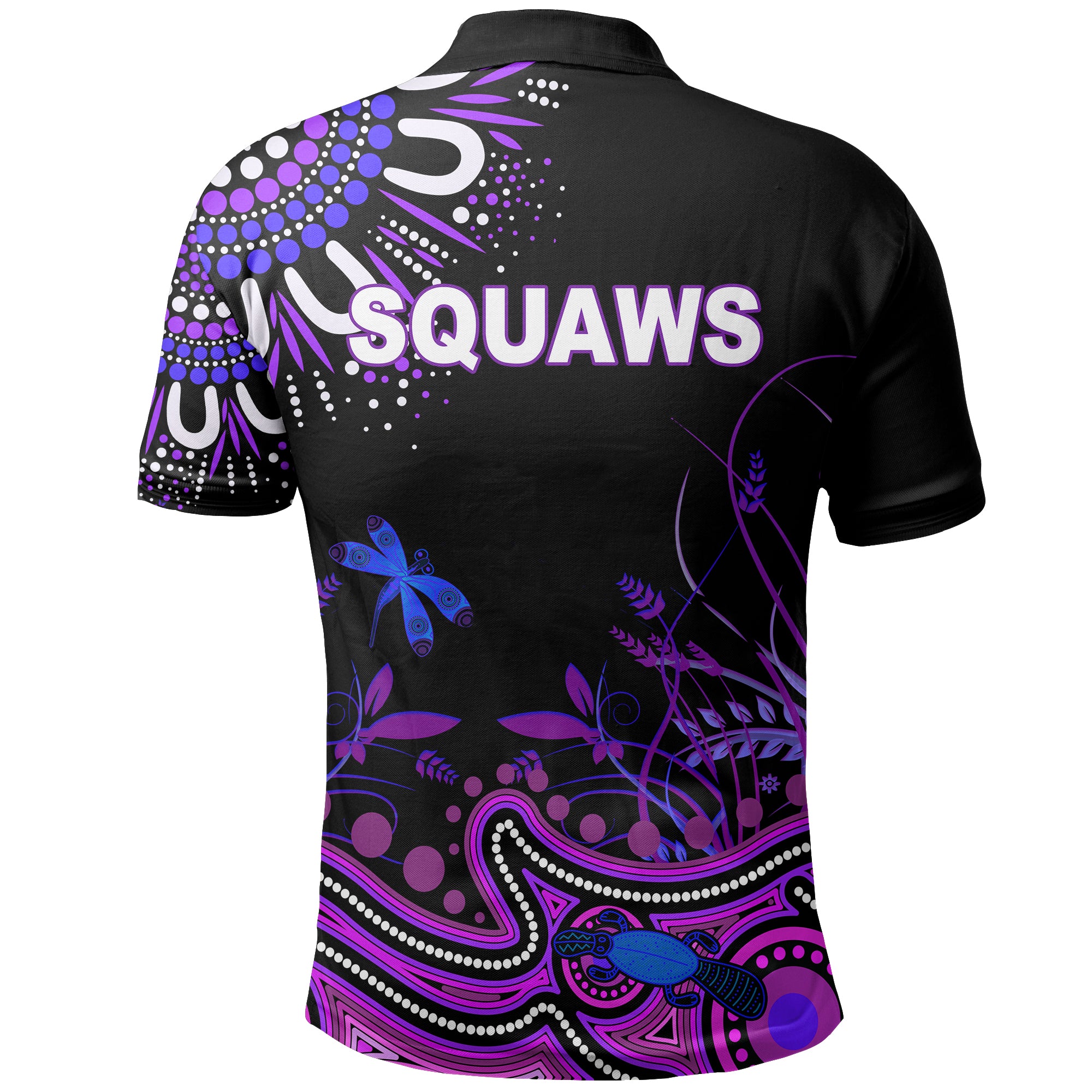 King Islands Show Polo Shirt Aboriginal Tasmania Australia Version Purple - Vibe Hoodie Shop