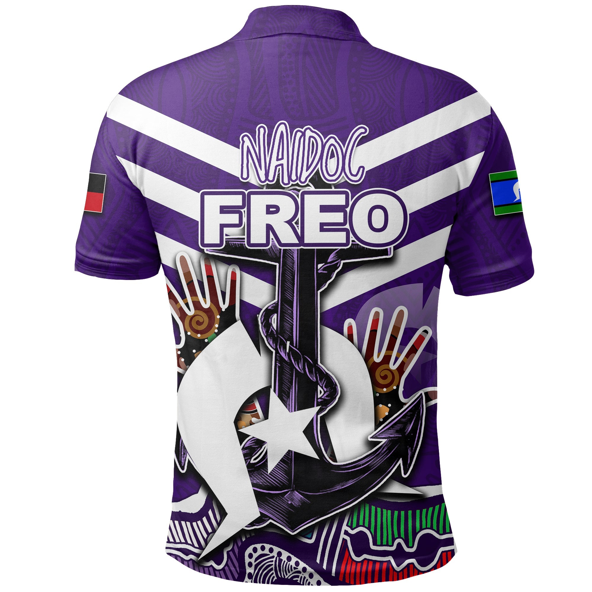 NAIDOC Fremantle Polo Shirt Freo Torres Strait Islanders - Vibe Hoodie Shop