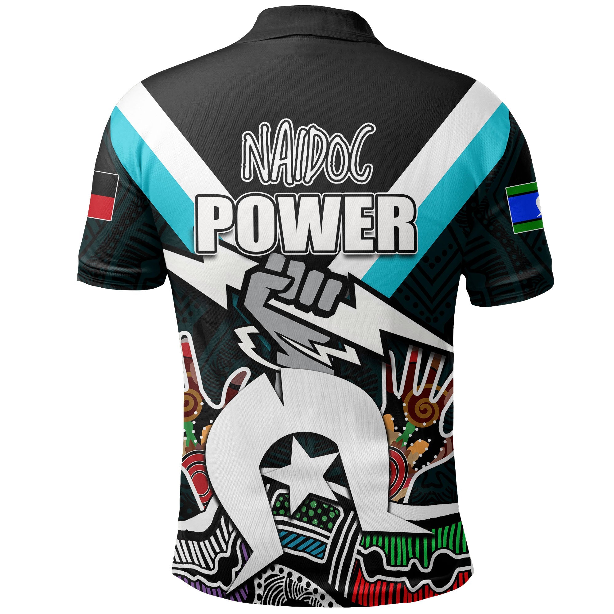 NAIDOC Port Adelaide Polo Shirt Torres Strait Islanders - Vibe Hoodie Shop