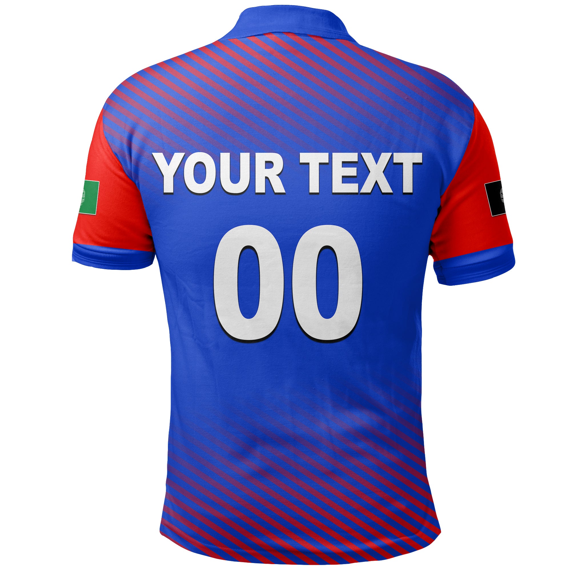 (Custom Personalised And Number) Afghanistan Cricket Men's T20 World Cup Polo Shirt - Vibe Hoodie Shop