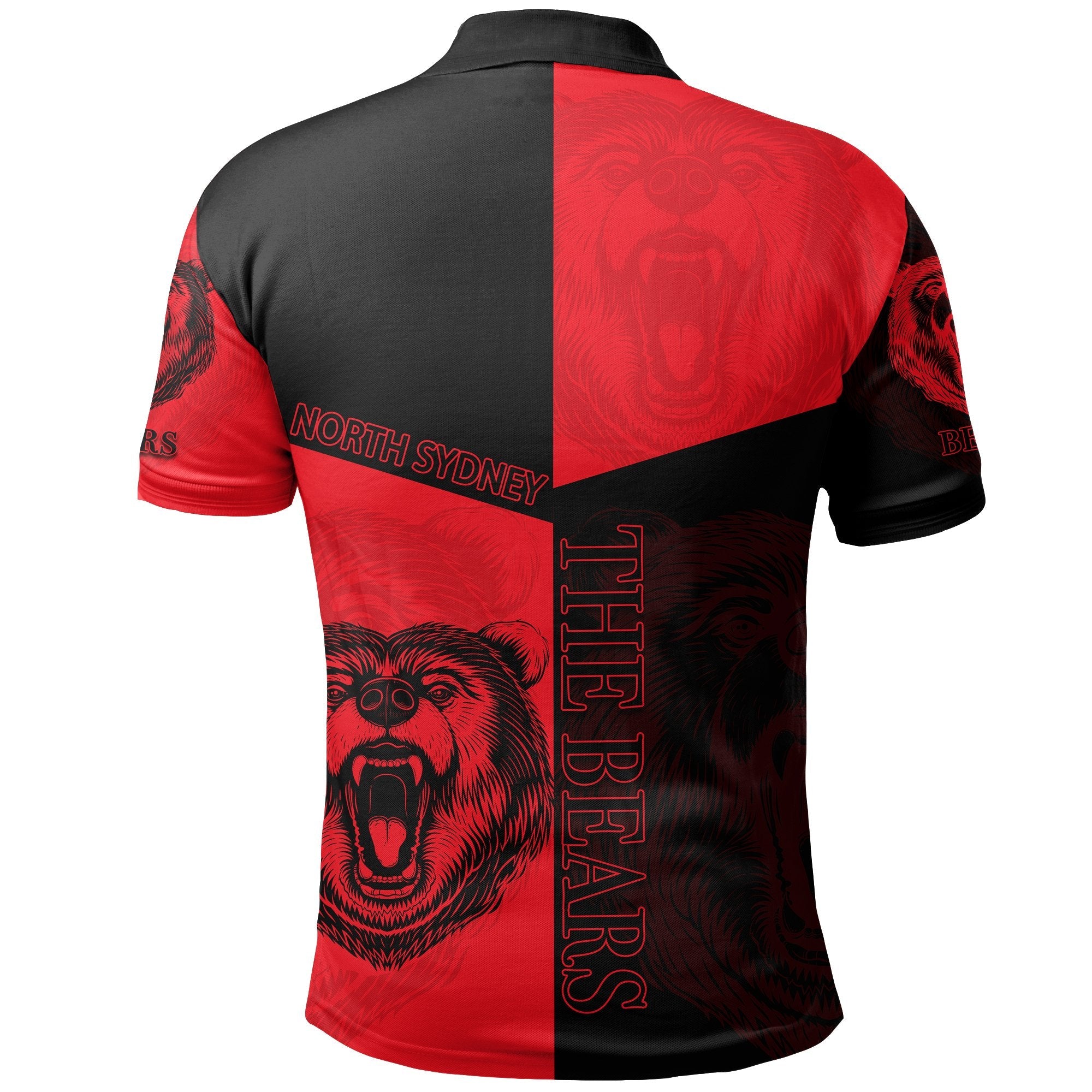 North Sydney Polo Shirt The Bears - Vibe Hoodie Shop