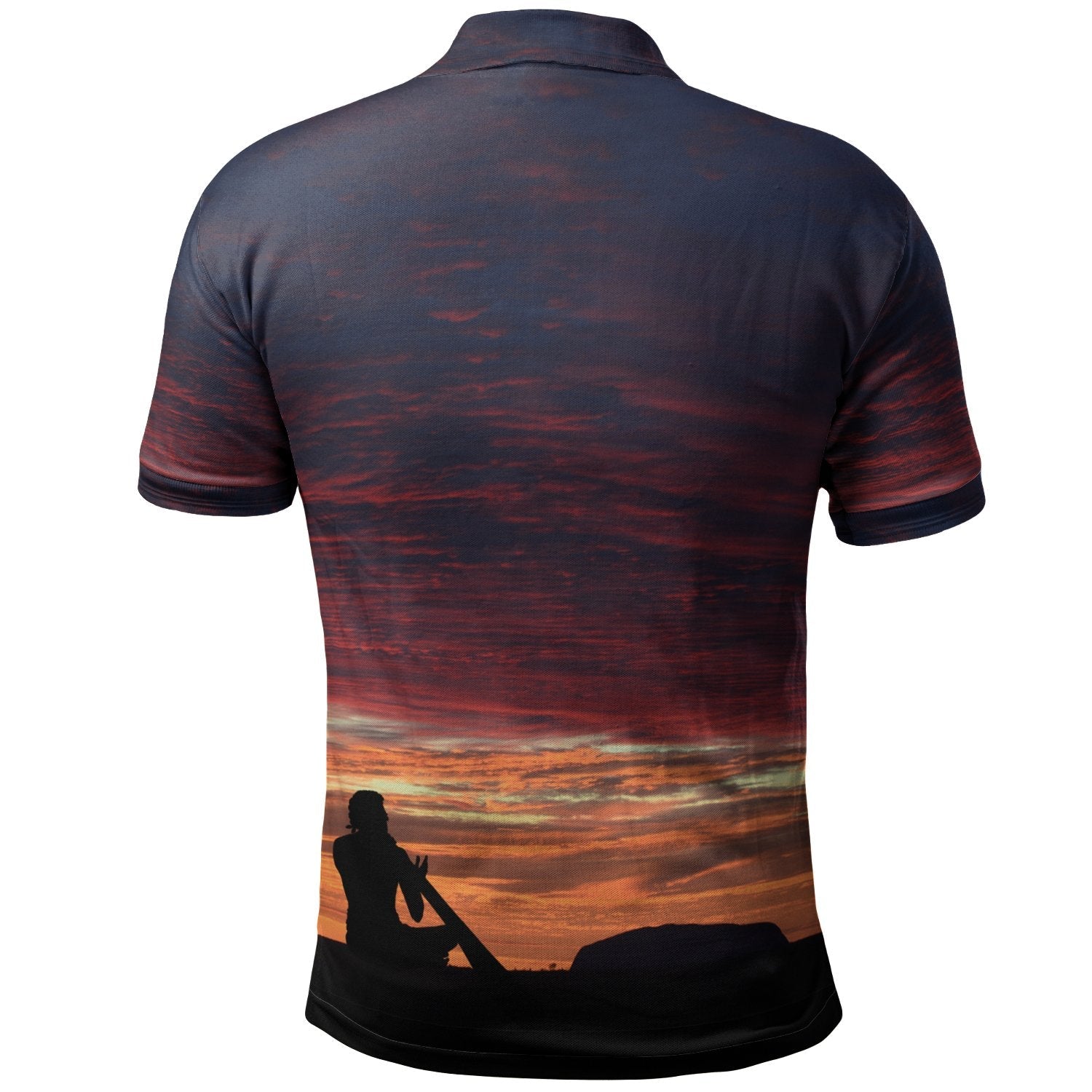 Australia Polo Shirt - Uluru Sky View 2021 - Vibe Hoodie Shop