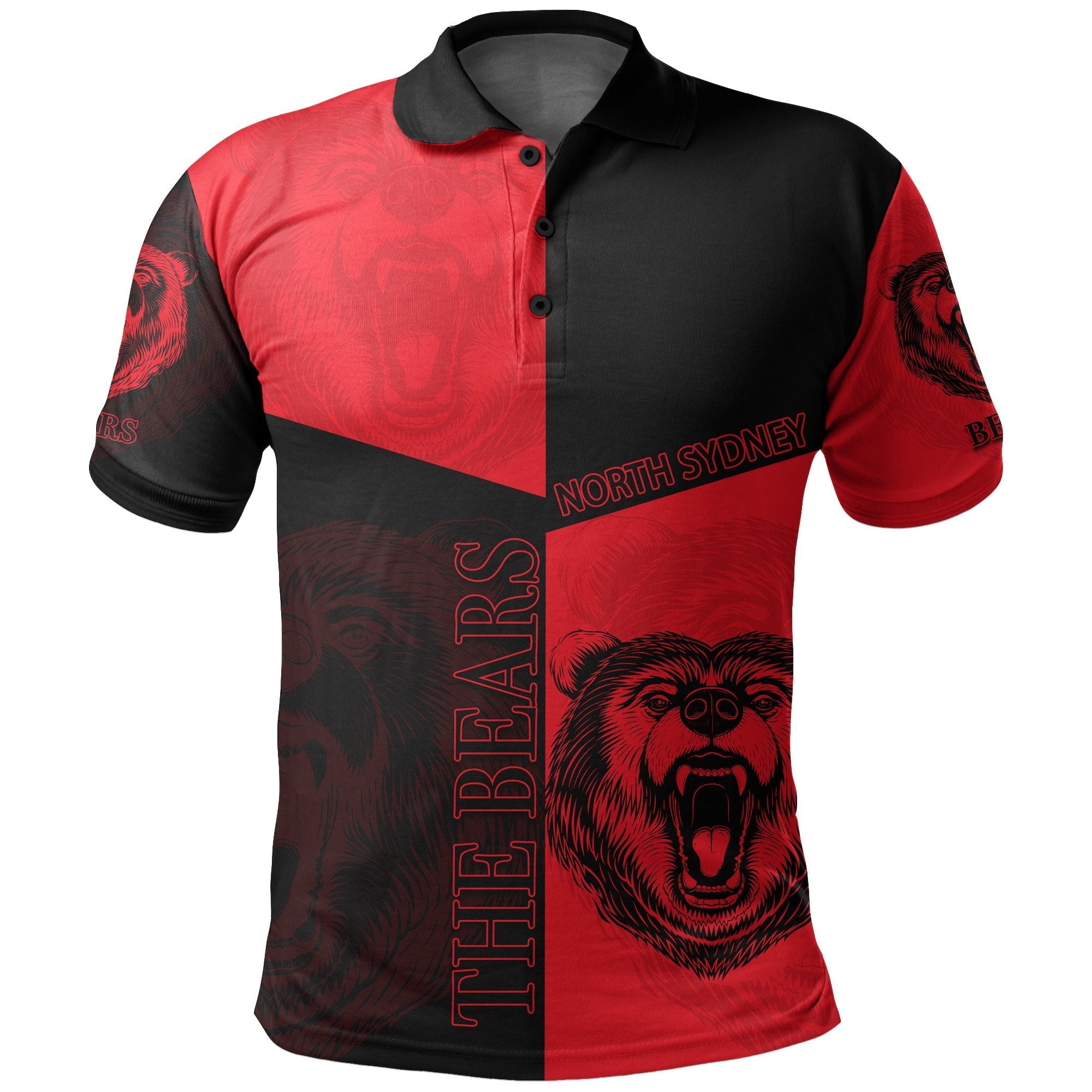 North Sydney Polo Shirt The Bears - Vibe Hoodie Shop