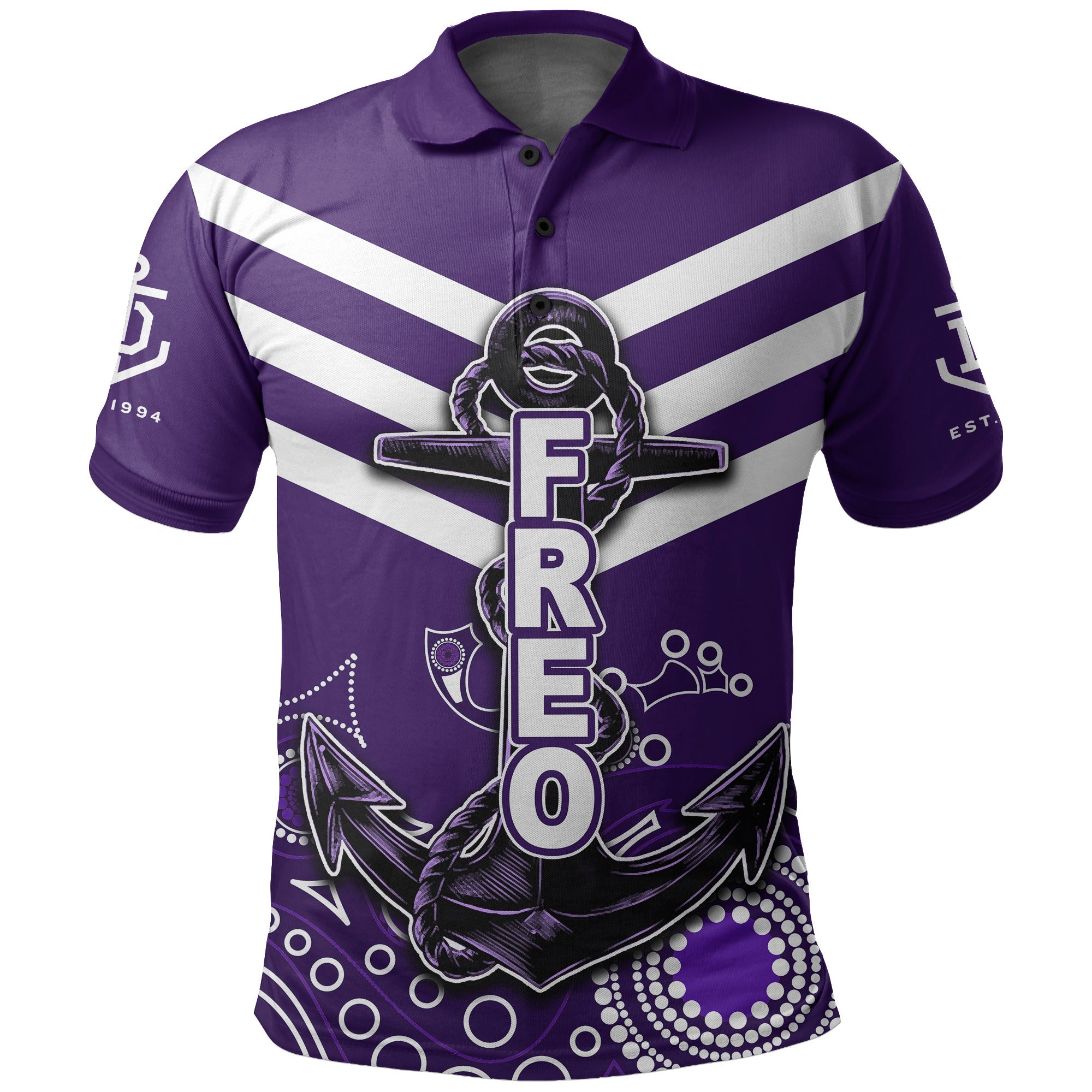 (Custom Personalised) Fremantle Polo Shirt Freo Aboriginal Simple Style - Vibe Hoodie Shop