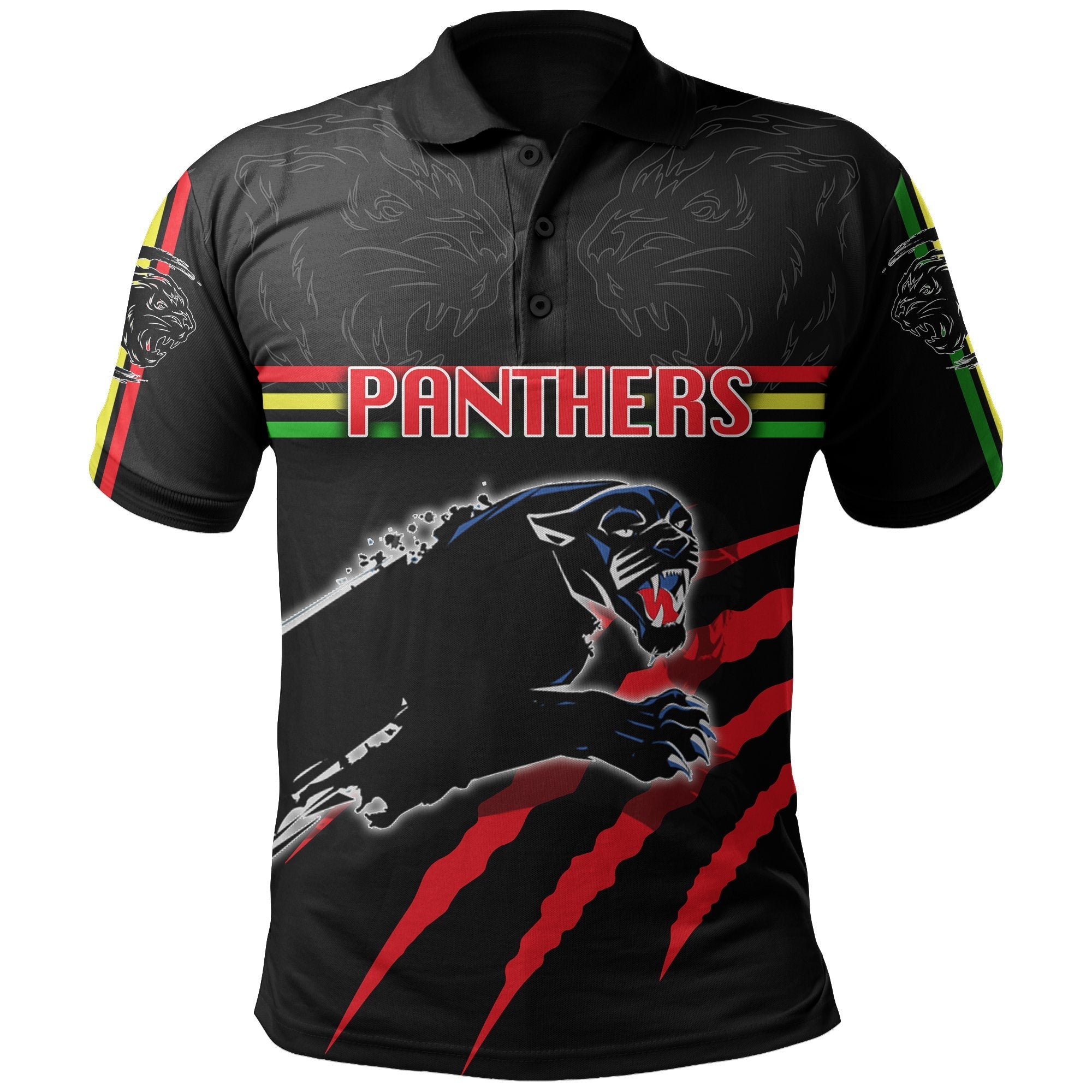 Panthers Polo Shirt Claws - Vibe Hoodie Shop