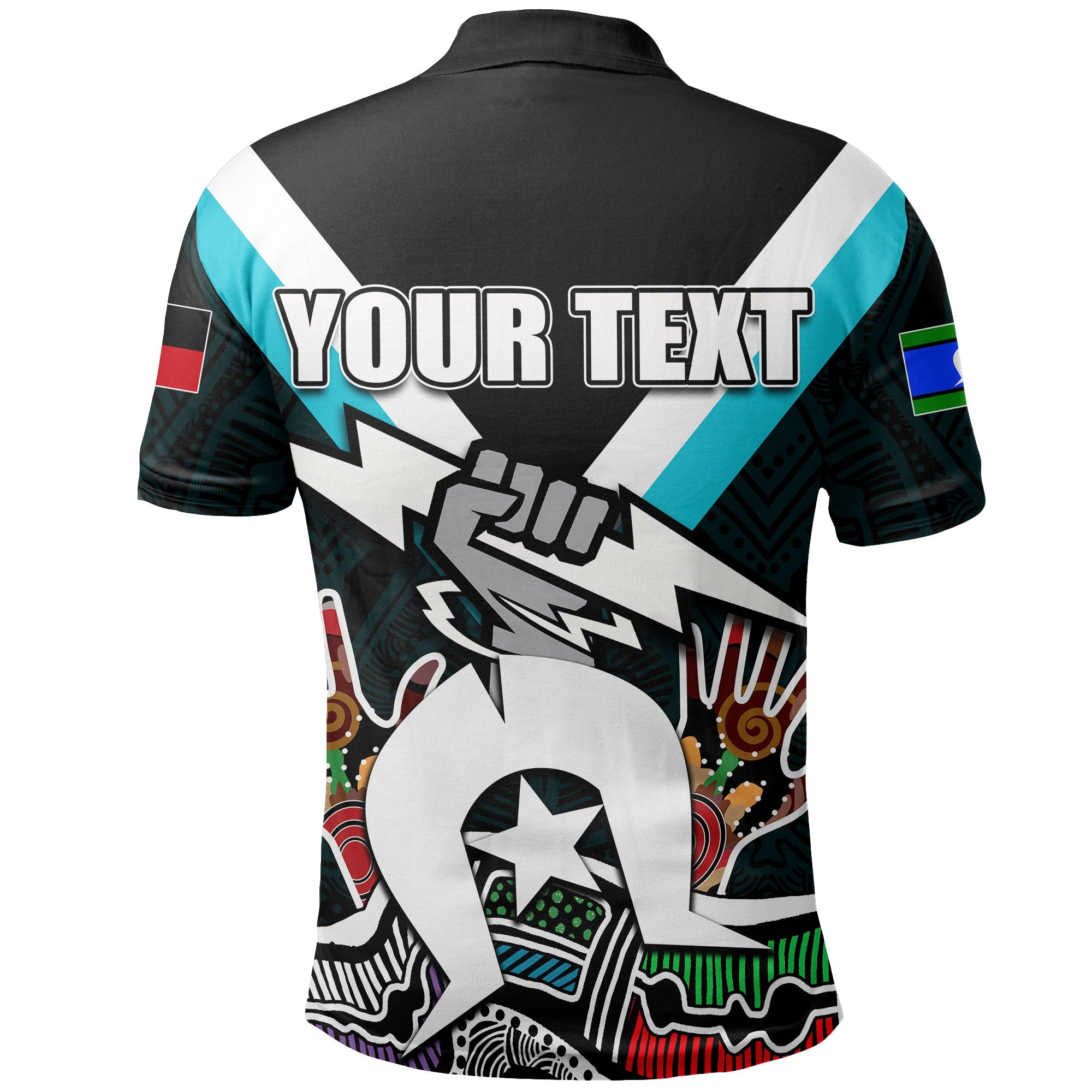 (Custom Personalised) NAIDOC Port Adelaide Polo Shirt Torres Strait Islanders - Vibe Hoodie Shop