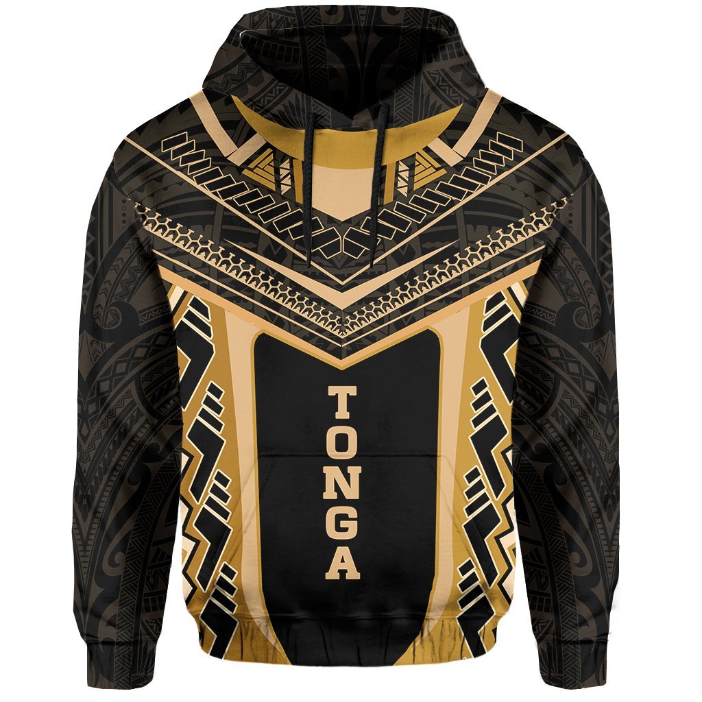 Hoodie Tonga New Polynesian Style Gold - Vibe Hoodie Shop