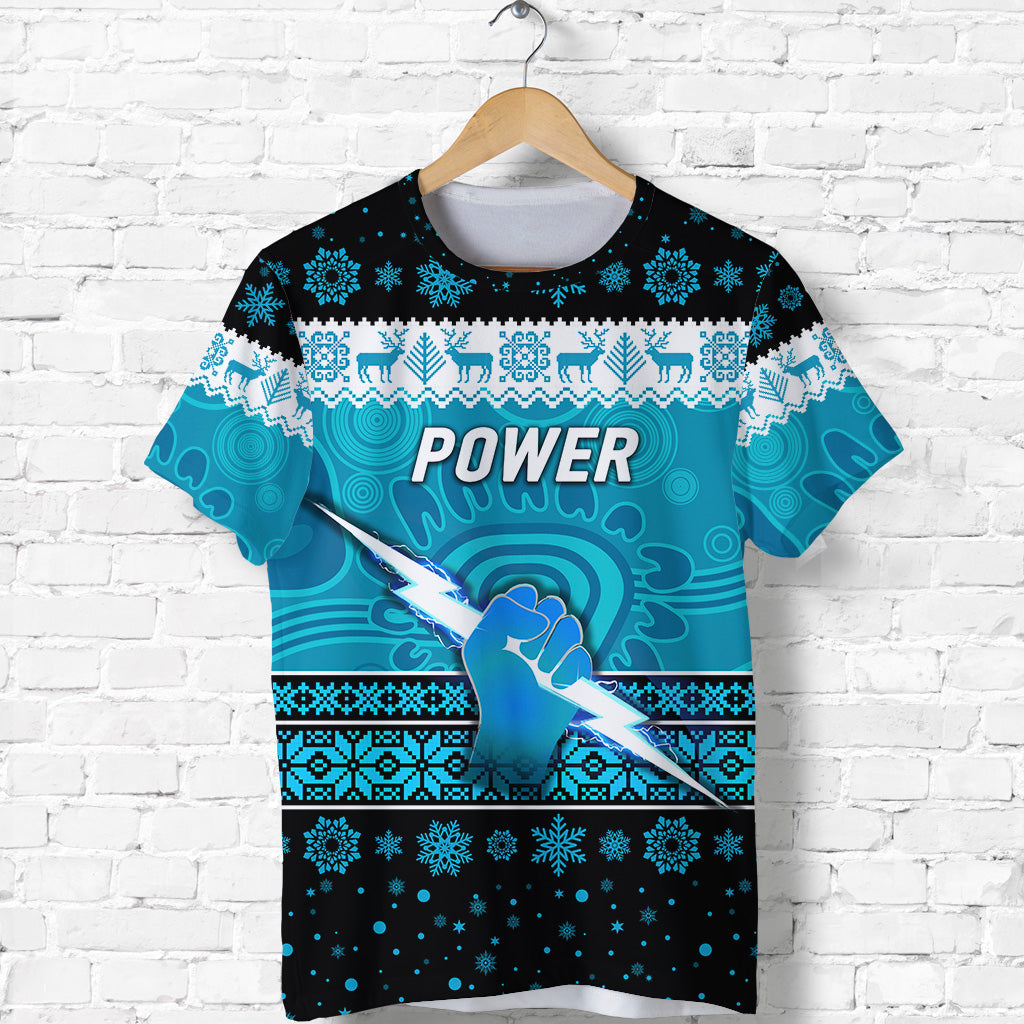 Port Adelaide Power T shirt Christmas Simple Style - Vibe Hoodie Shop