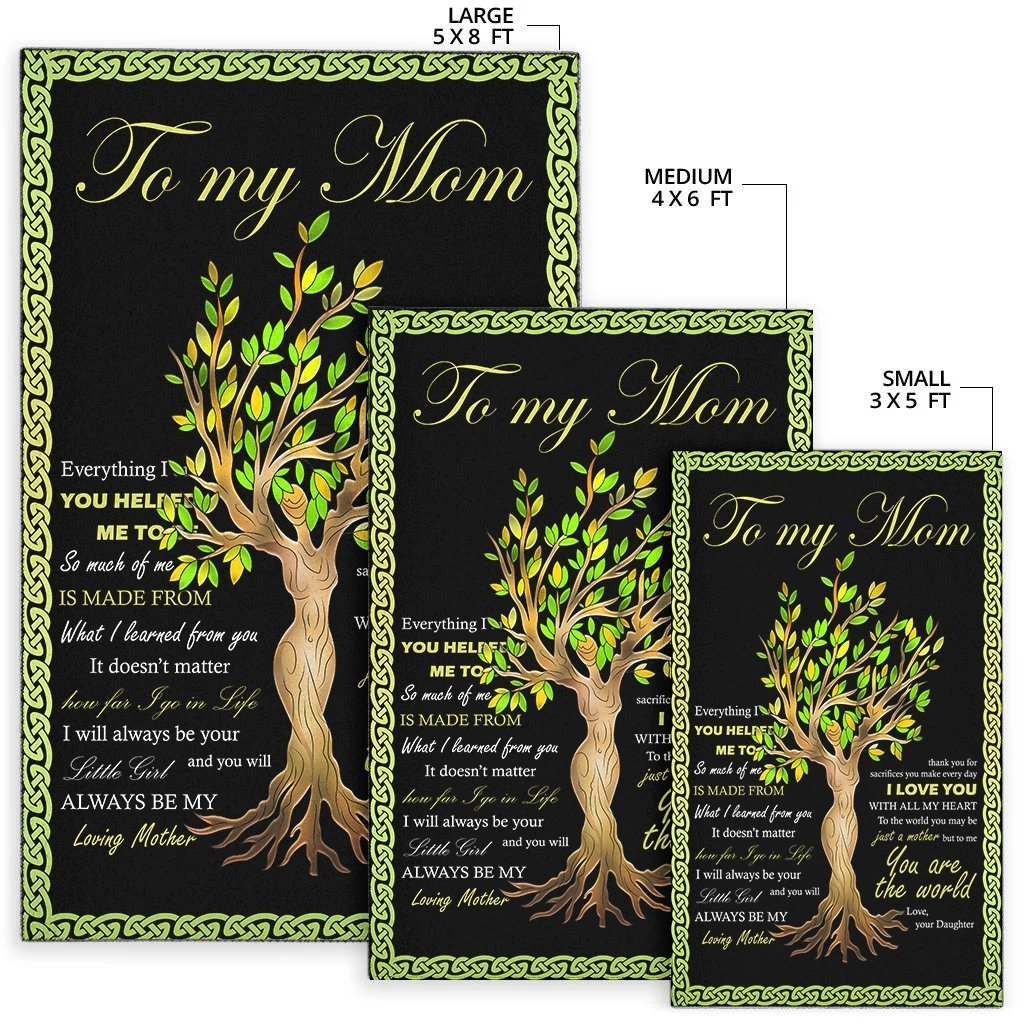 Celtic Mother  s Day Area Rug - To My Mom - Vibe Hoodie Shop