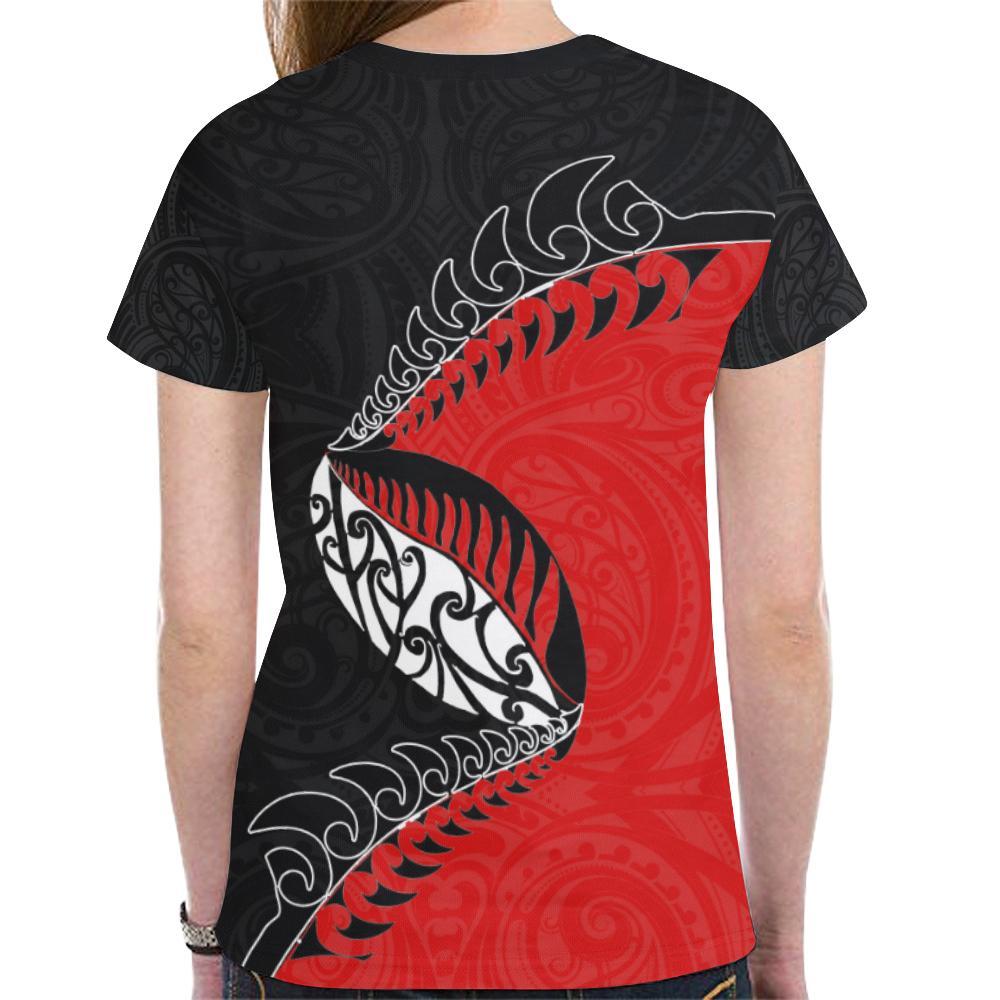 New Zealand Rugby Shirt, Aotearoa Rugby Fern T shirt - Vibe Hoodie Shop