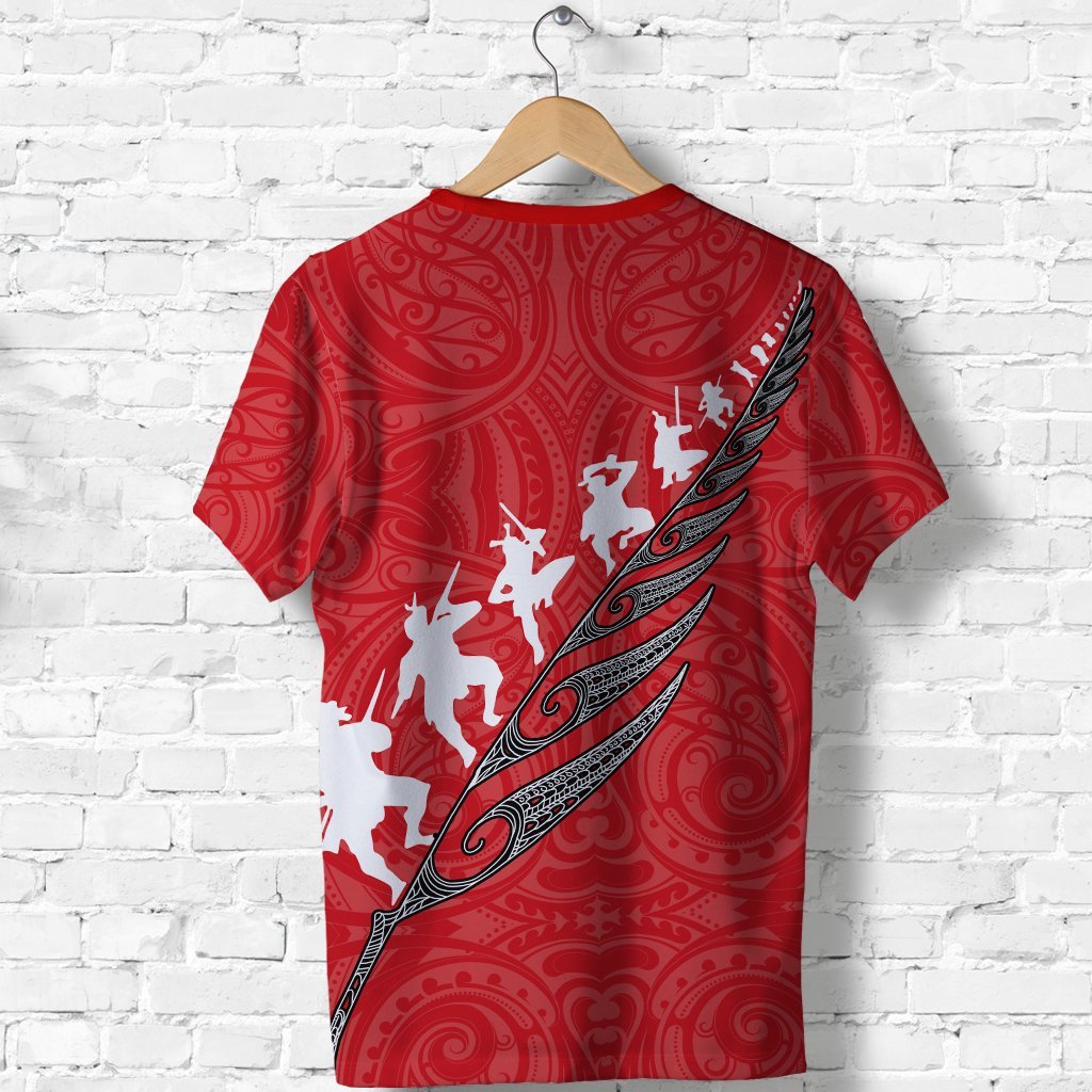 New Zealand Rugby Shirt, Haka Fern Rugby T shirt - Vibe Hoodie Shop