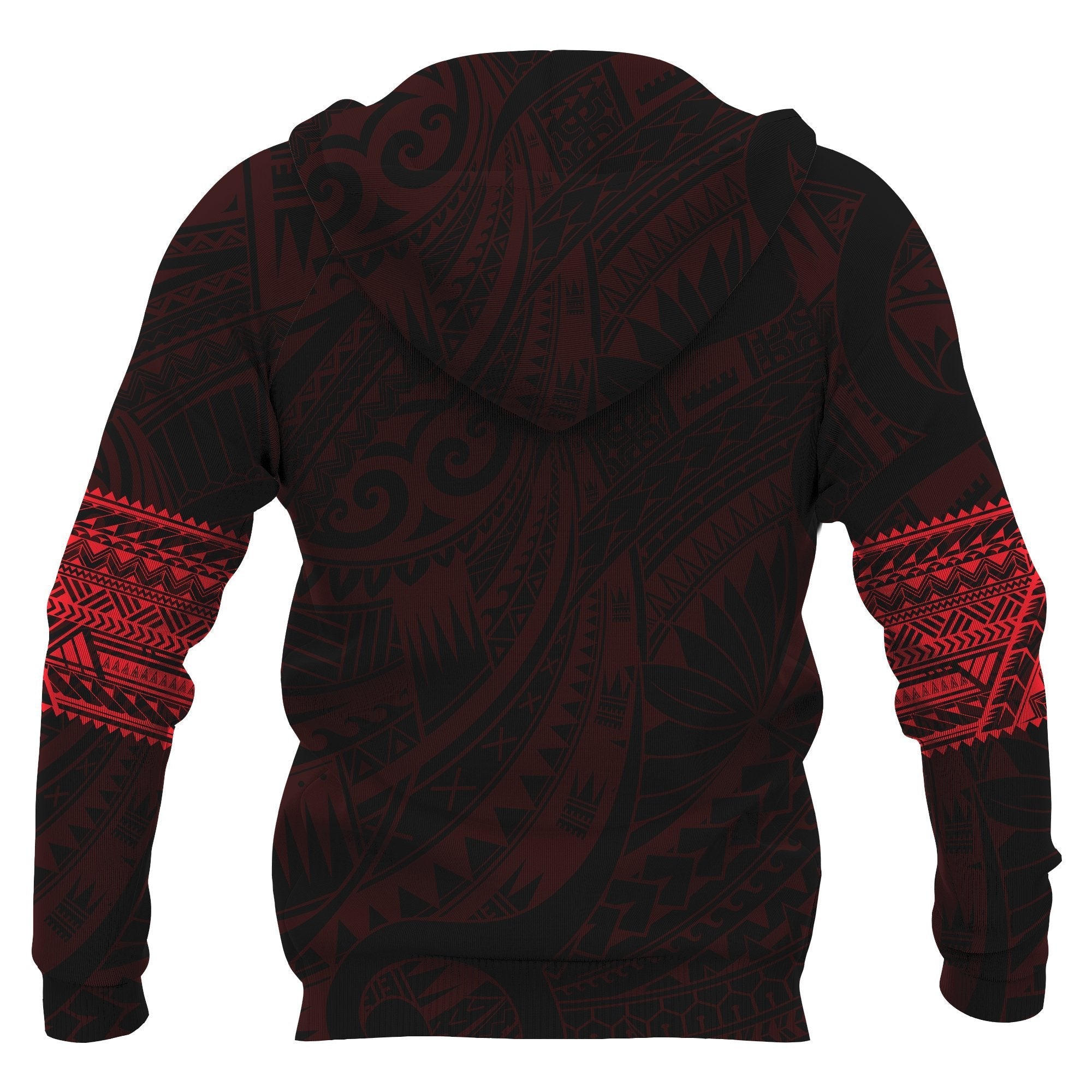 Maori Tattoo Hoodie, New Zealand Aotearoa Tattoo All Over Print Hoodie - Vibe Hoodie Shop