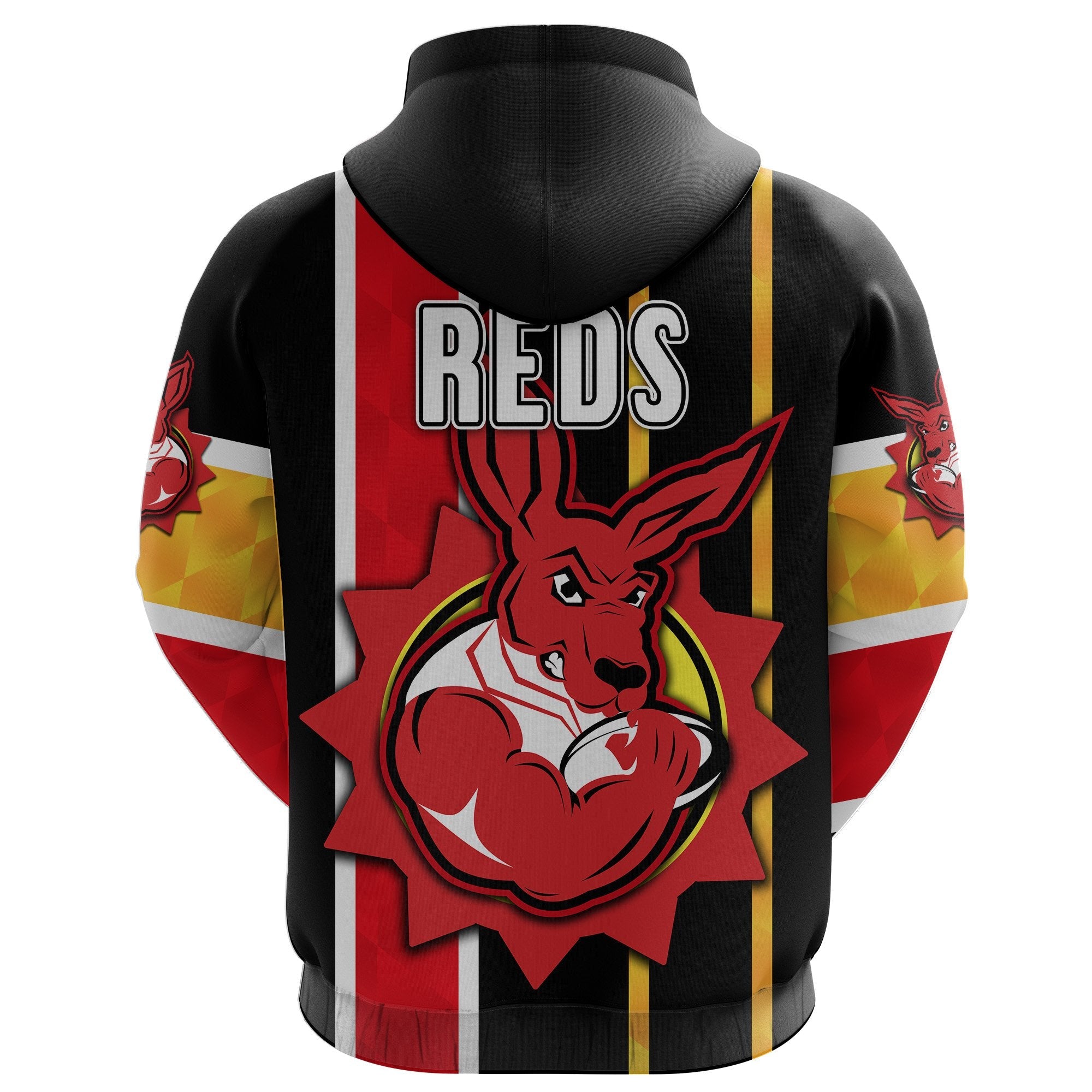 Western Zip Hoodie Reds Original Style - Vibe Hoodie Shop