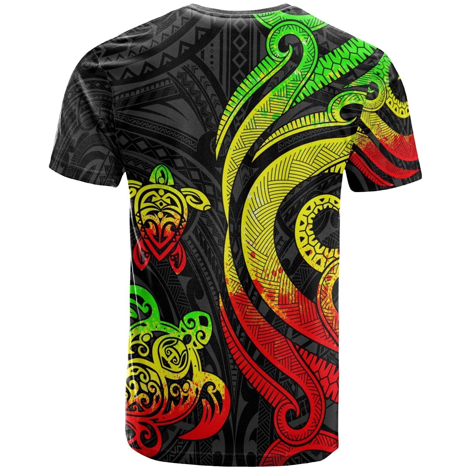 Nauru T shirt - Reggae Tentacle Turtle - Vibe Hoodie Shop