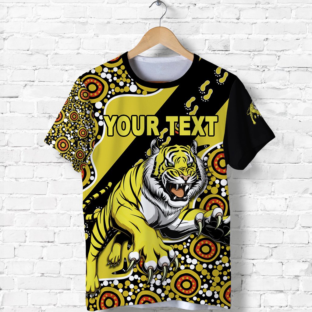 (Custom Personalised) Richmond T shirt Indigenous Tigers - Vibe Hoodie Shop