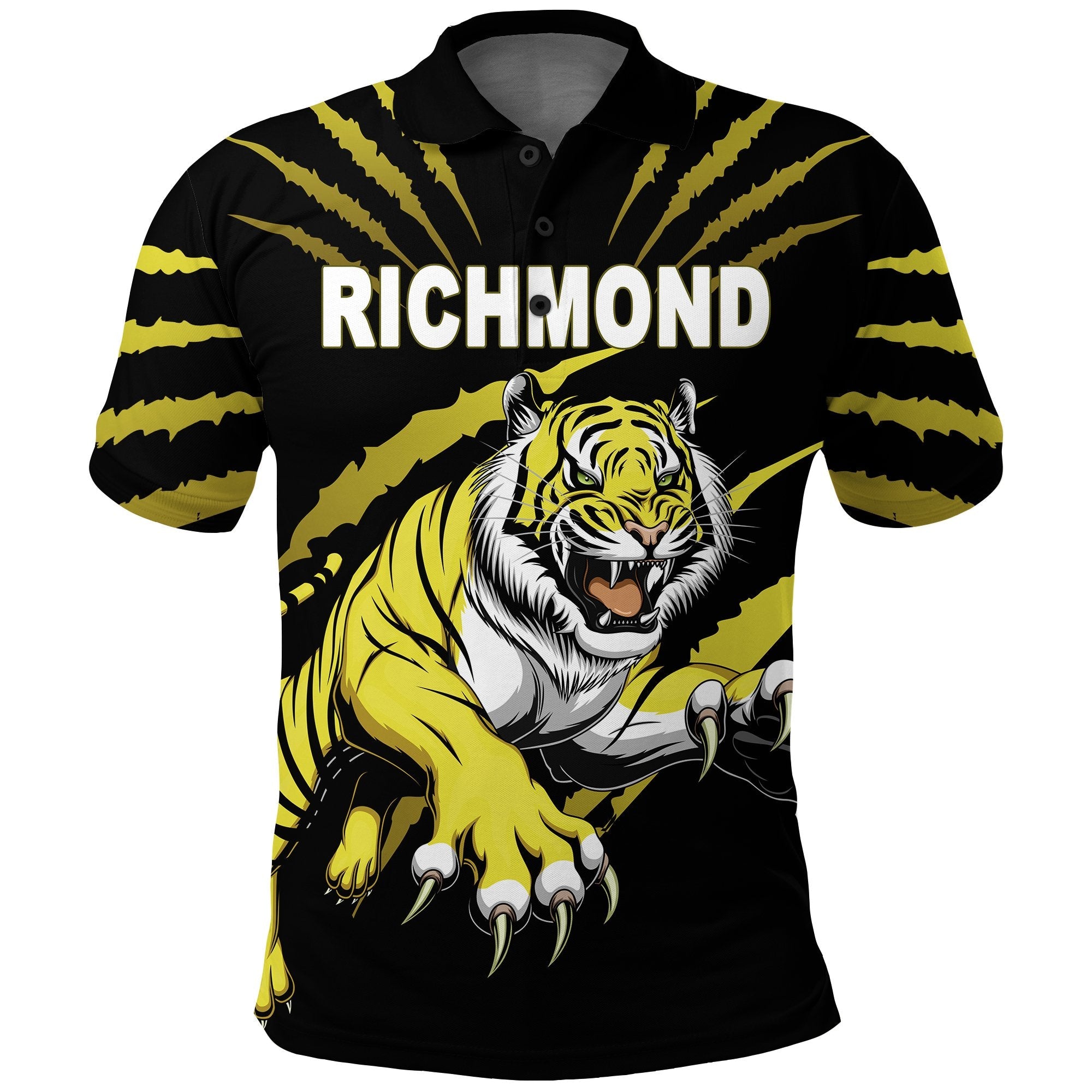 Richmond Polo Shirt Tigers - Vibe Hoodie Shop