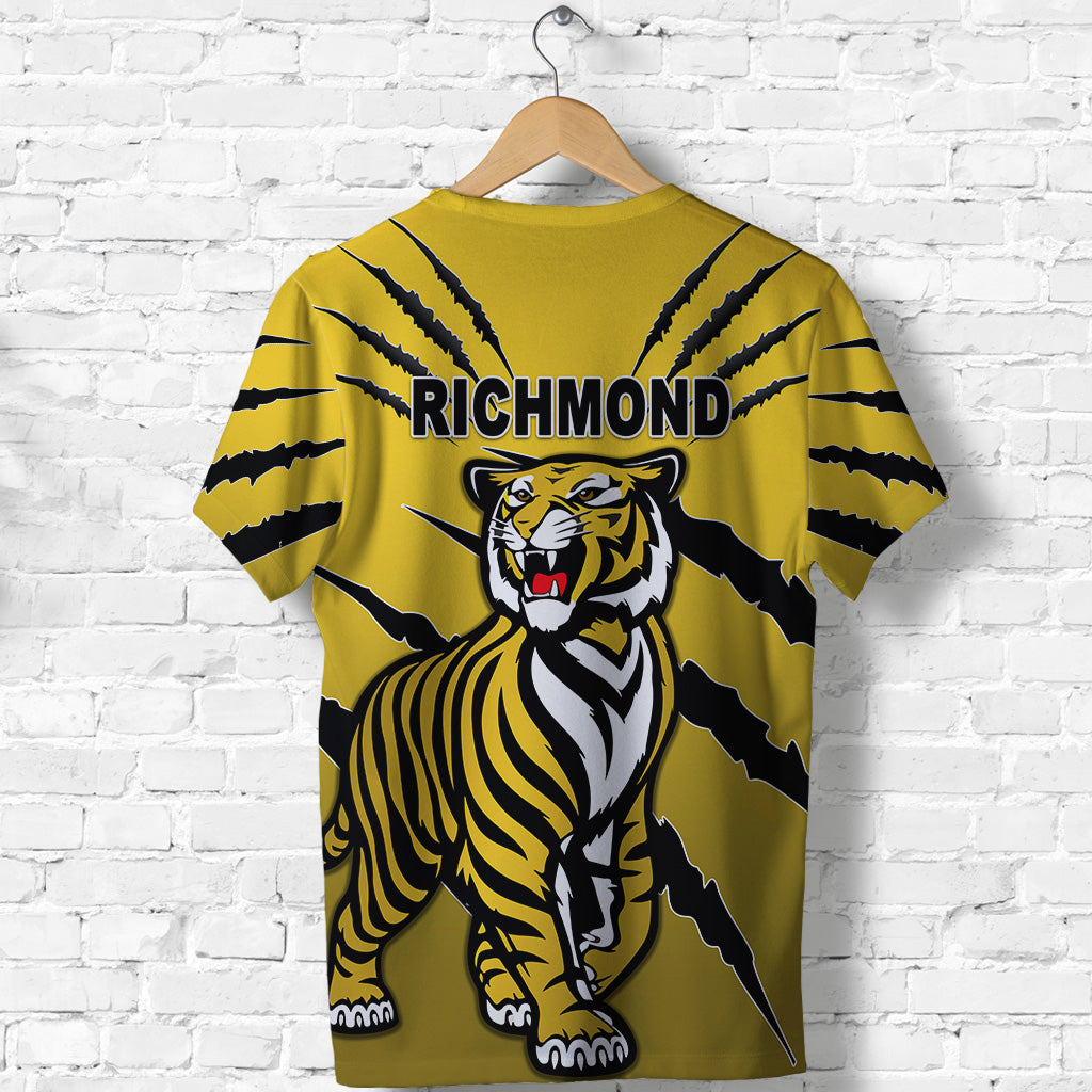 Richmond Tigers T shirt Original Version - Yellow - Vibe Hoodie Shop