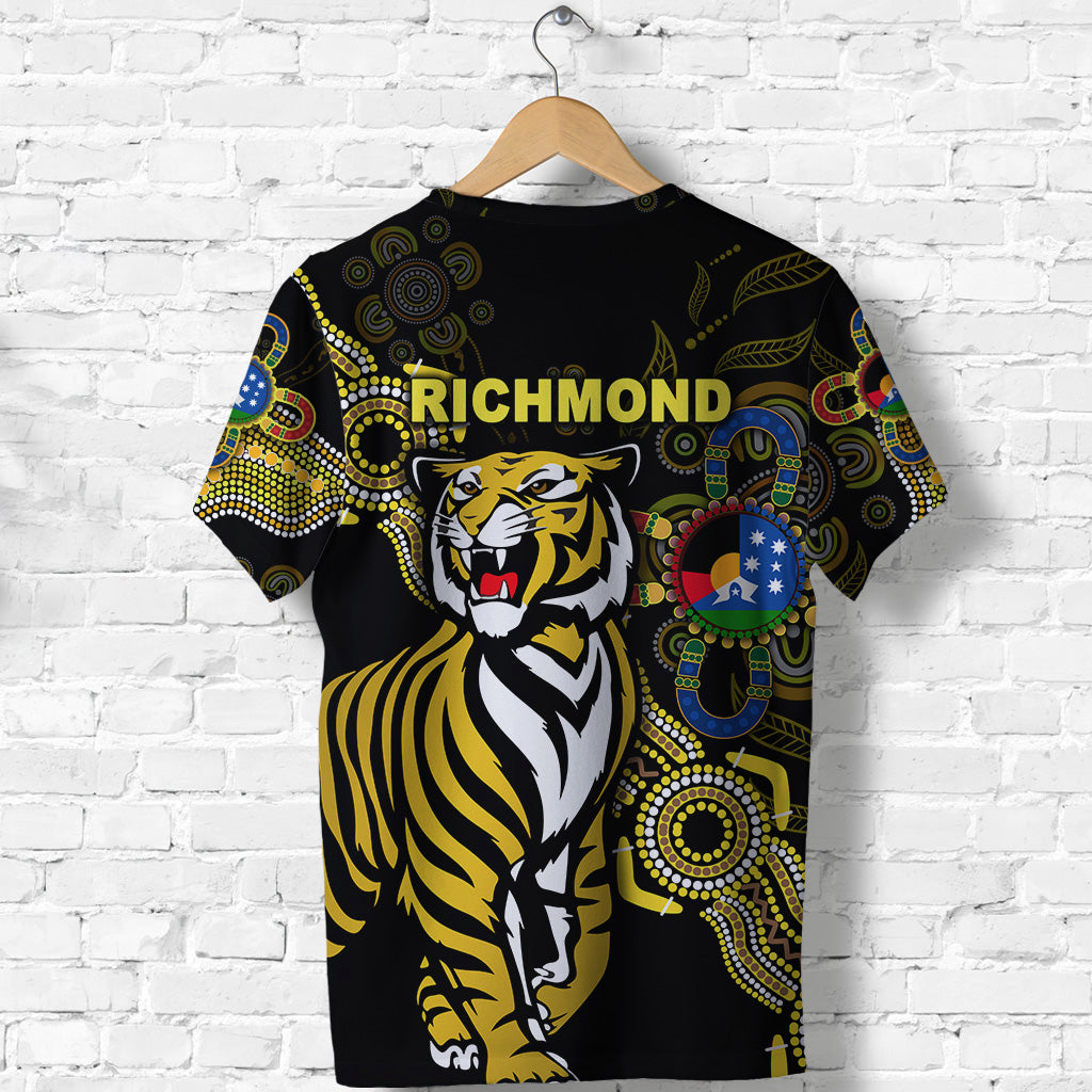 (Custom Personalised) Richmond Tigers T shirt NAIDOC Heal Country! Heal Our Nation - Indigenous Vibes - Vibe Hoodie Shop