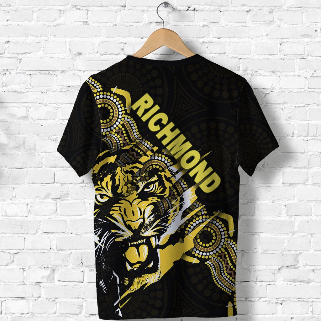 (Custom Personalised) Richmond T shirt Power Tigers Indigenous - Vibe Hoodie Shop