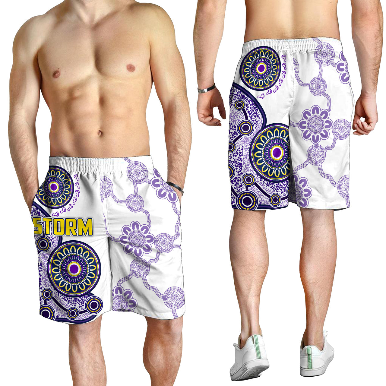 Storm Rugby Men Shorts - Custom Super Storm Men Shorts RLT13 - Vibe Hoodie Shop