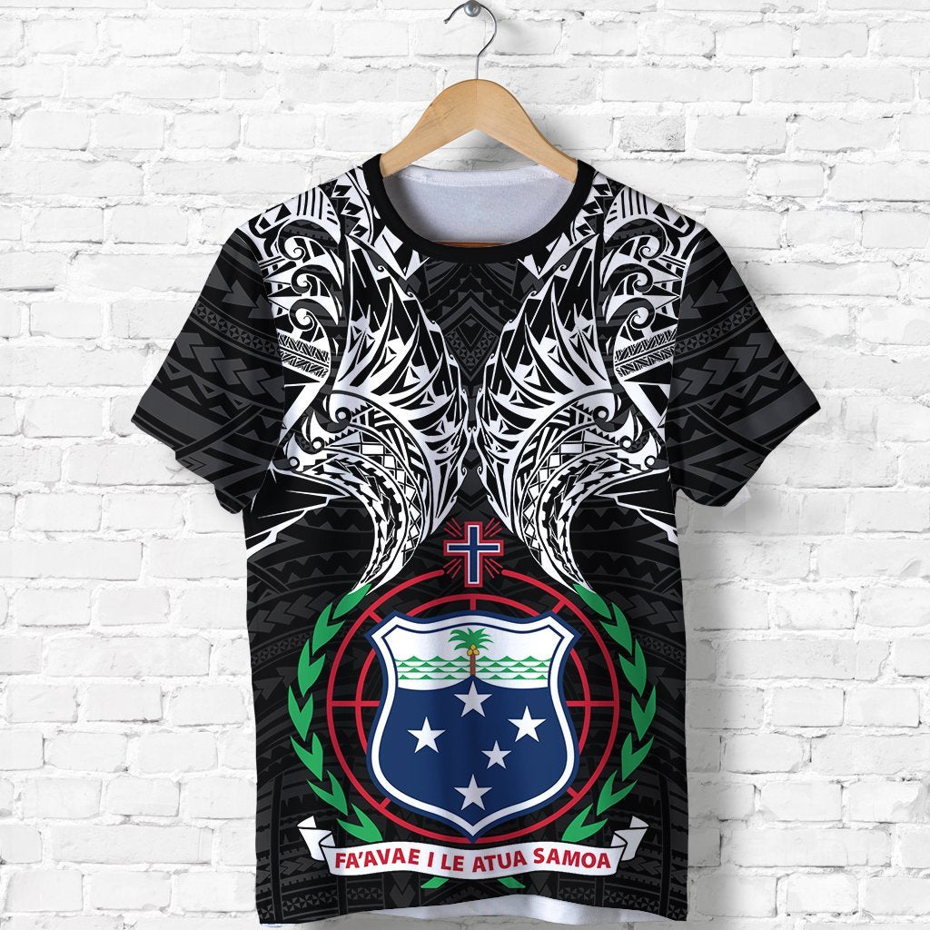 Samoan Tribal Tattoo T shirt Black - Vibe Hoodie Shop