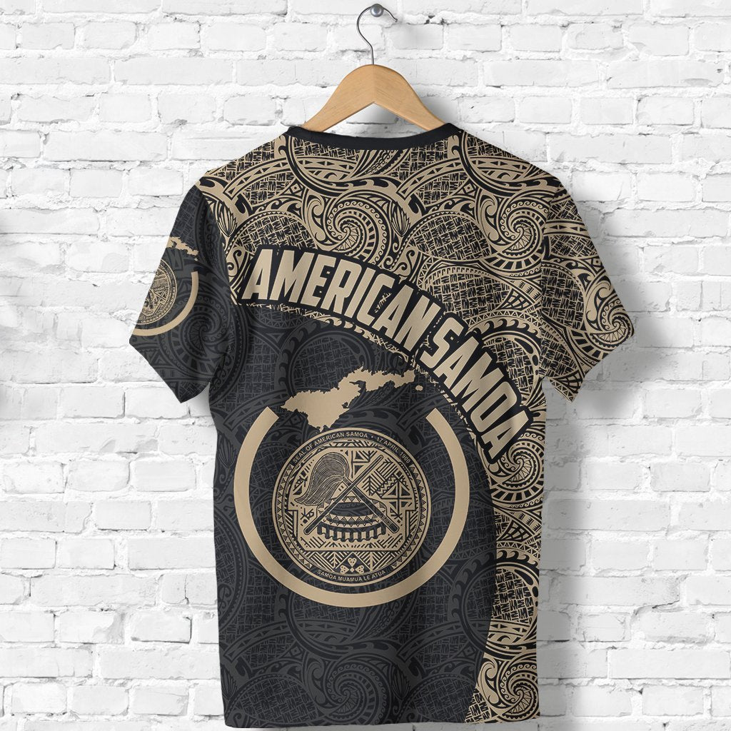 Map American Samoa T shirt Polynesian - Vibe Hoodie Shop