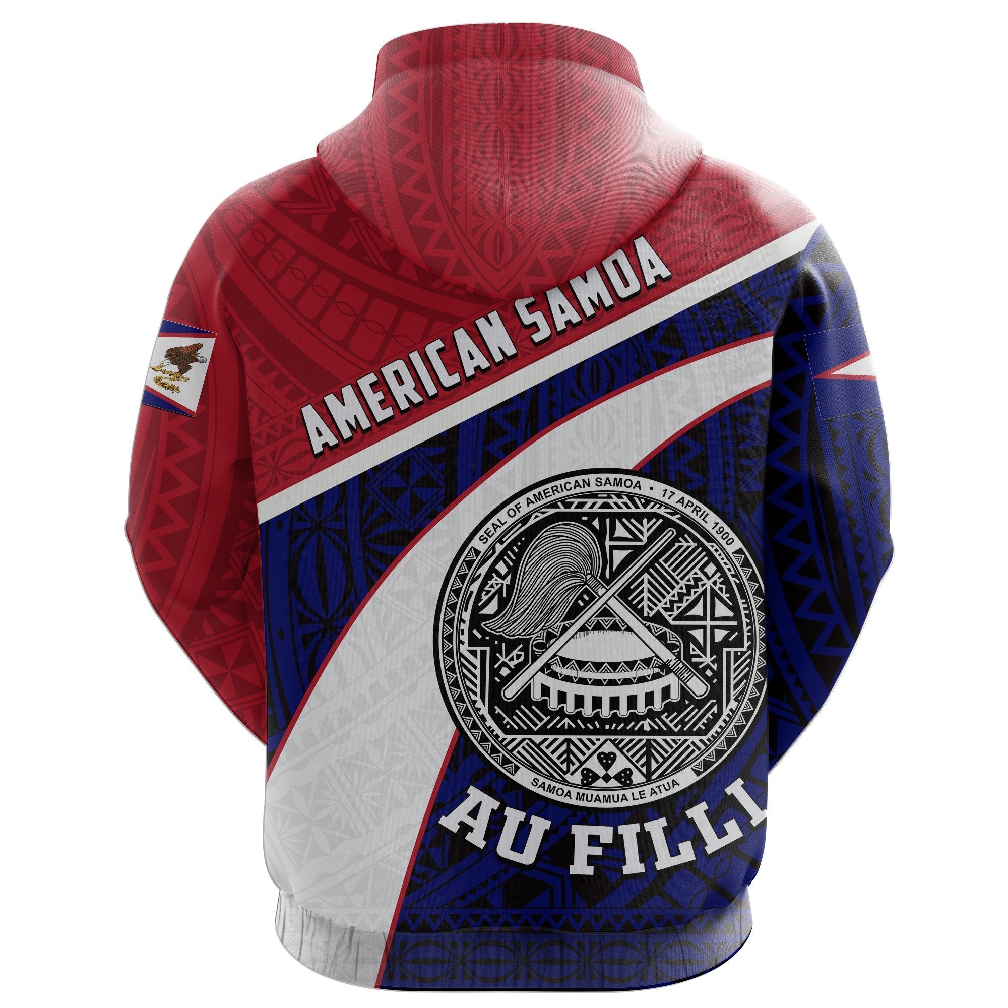 American Samoa All Over Print Hoodie Au Filli Football - Vibe Hoodie Shop