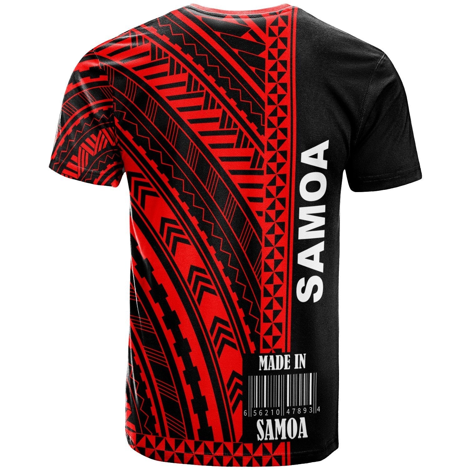 Samoa Custom Personalised T shirt - Samoa Stamp - Vibe Hoodie Shop