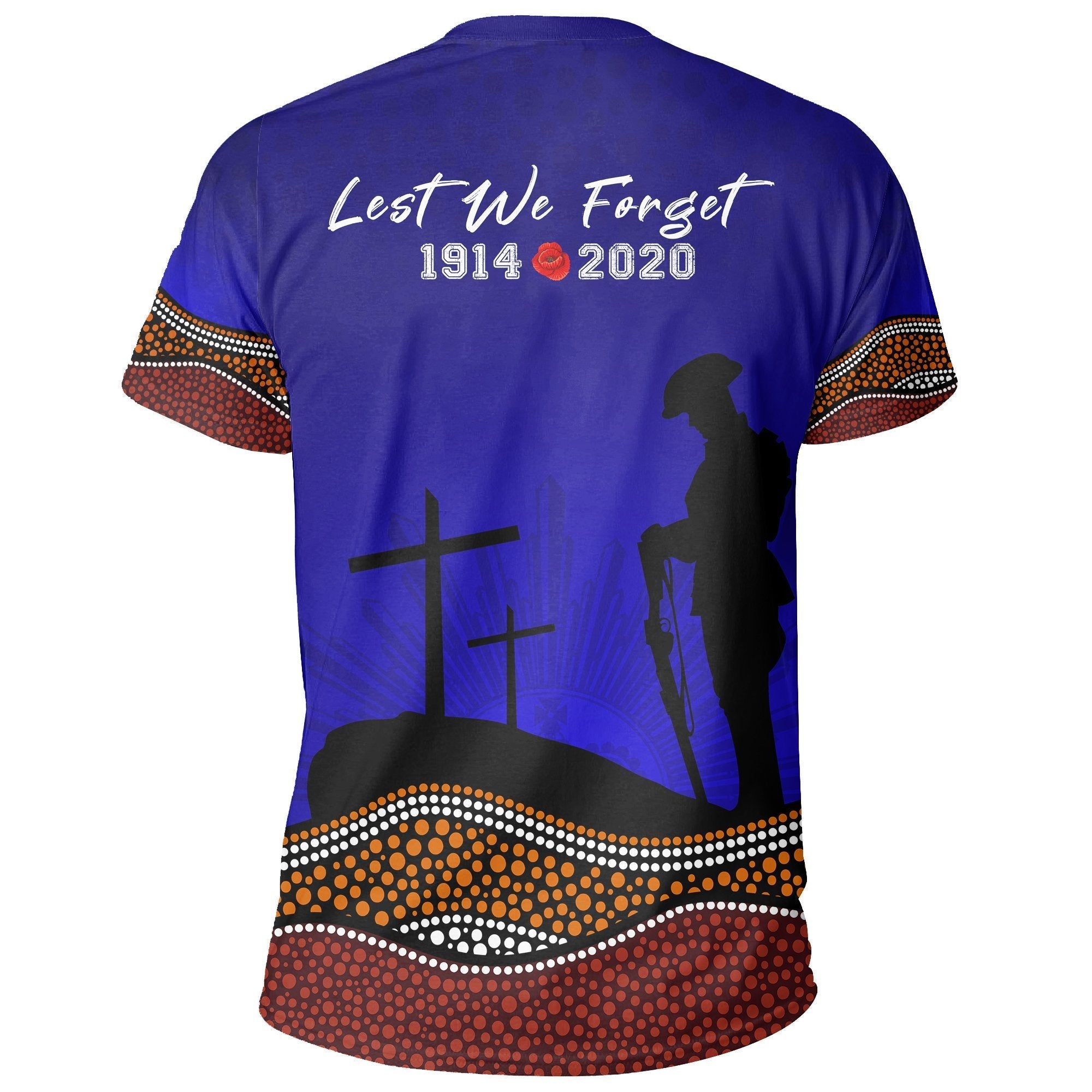 T shirt ANZAC Day Our Heroes - Nhi Style - Blue - Vibe Hoodie Shop