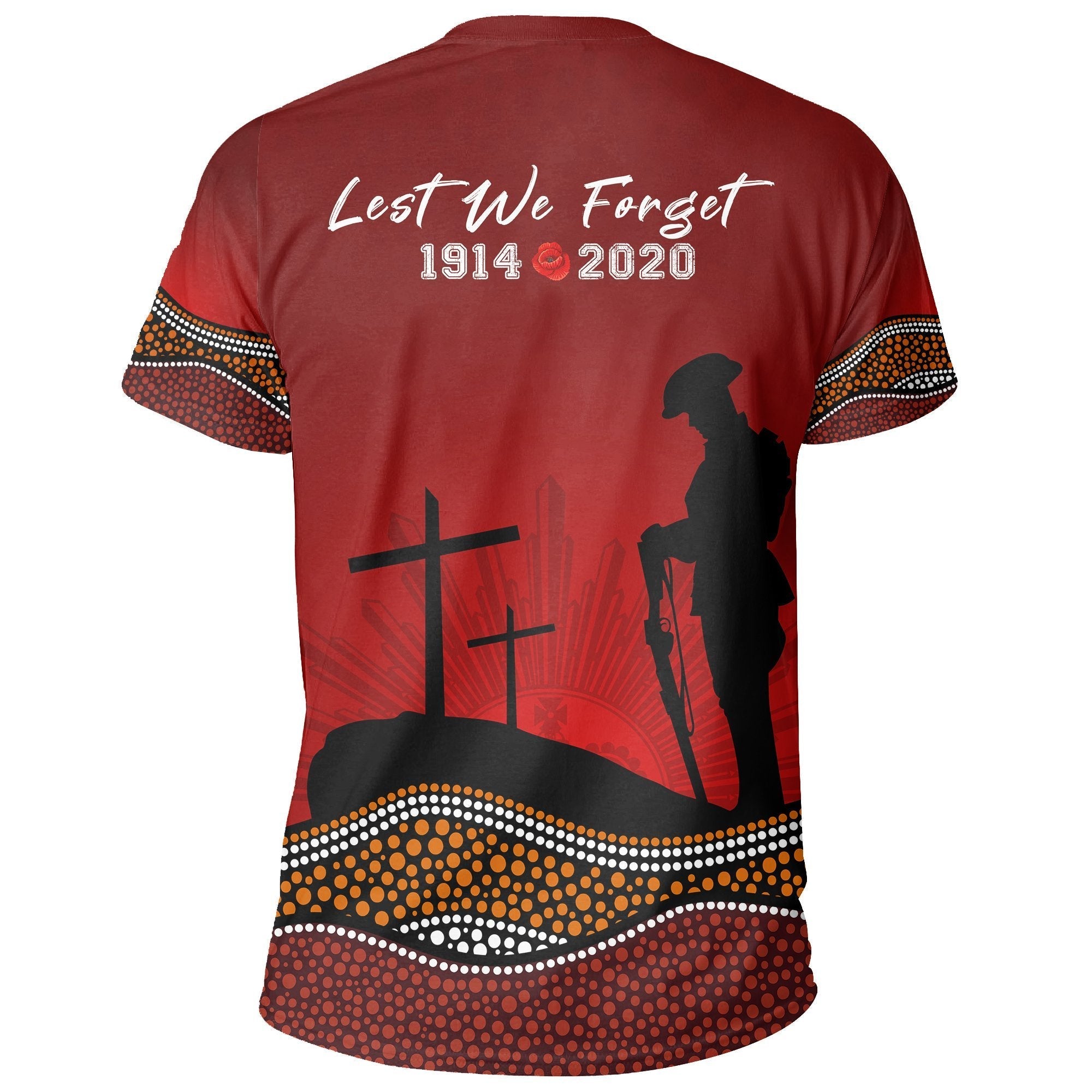 T shirt ANZAC Day Our Heroes - Nhi Style - Red - Vibe Hoodie Shop