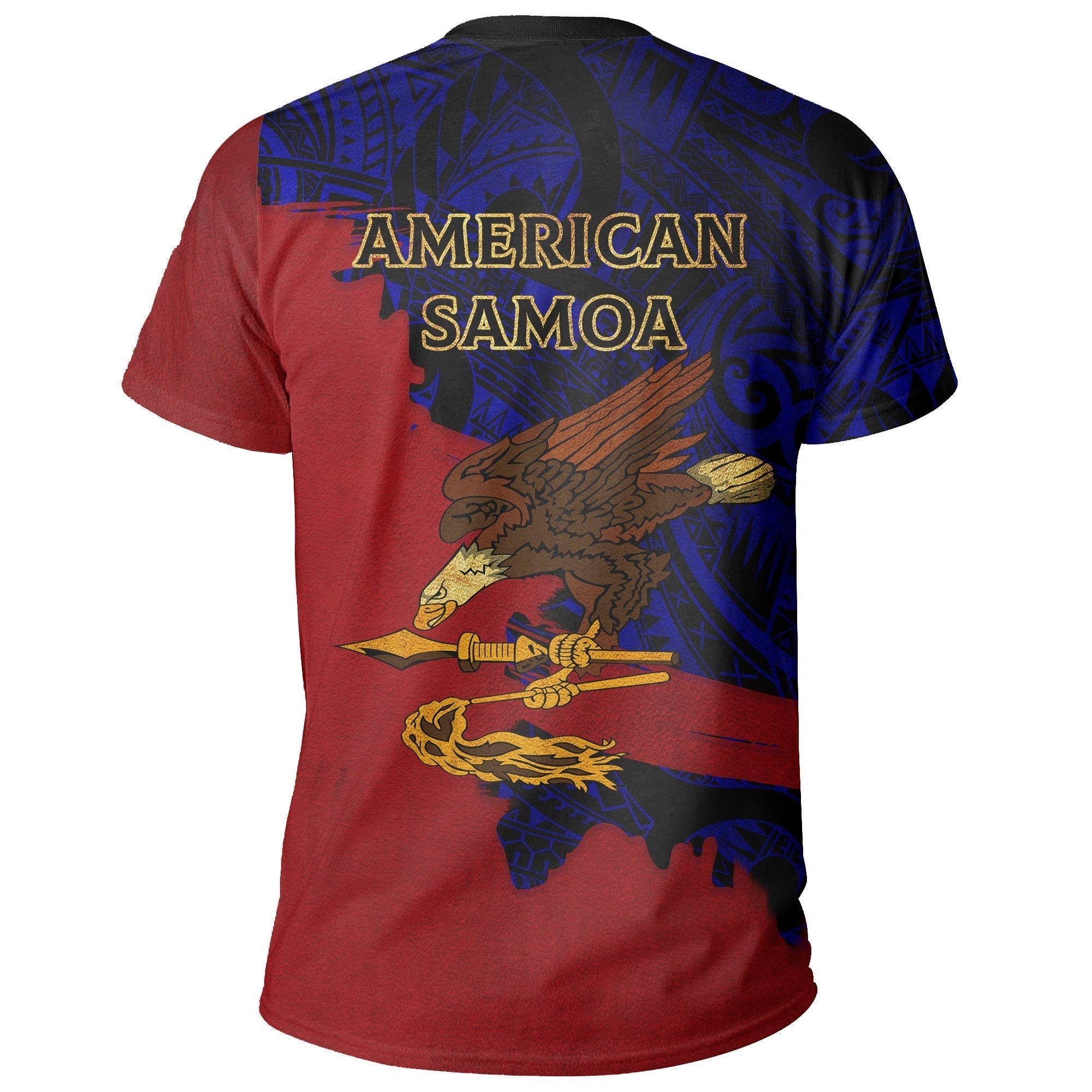 American Samoa Coat Of Arms Special T shirt Red - Scratch Style - Vibe Hoodie Shop