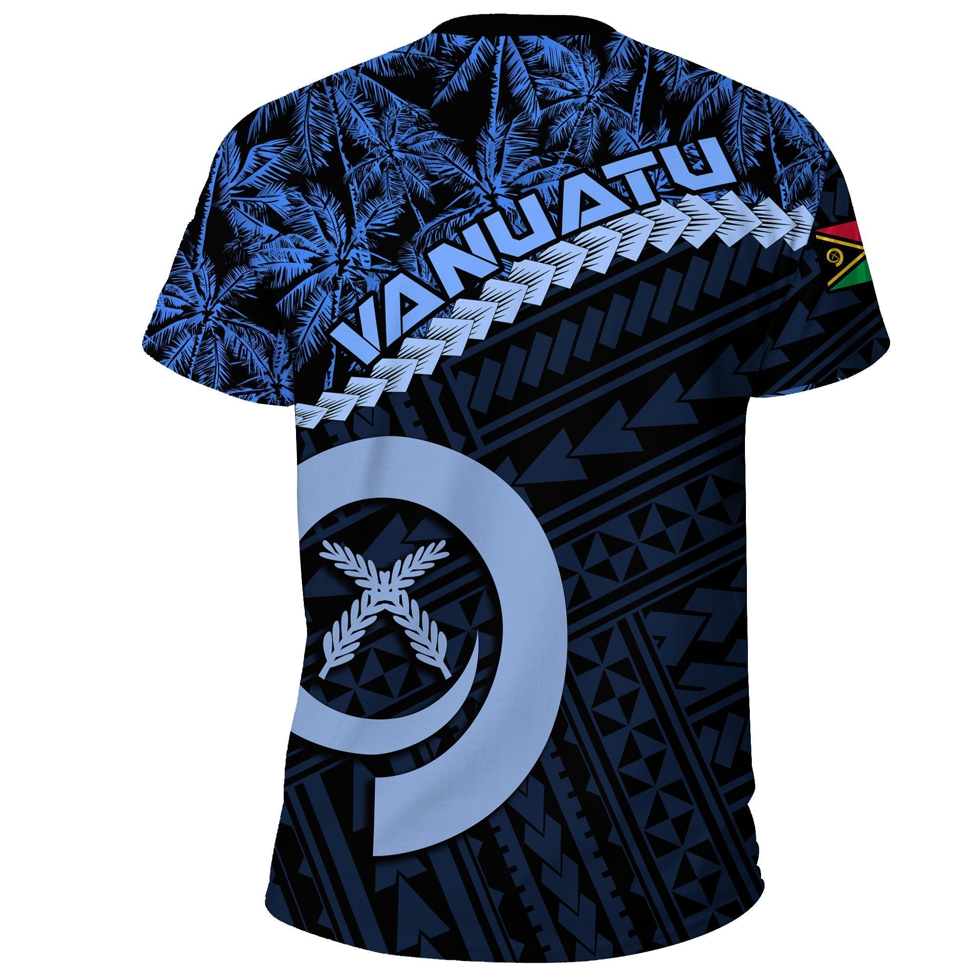 Vanuatu T shirt Dark Blue Coconut No - Vibe Hoodie Shop