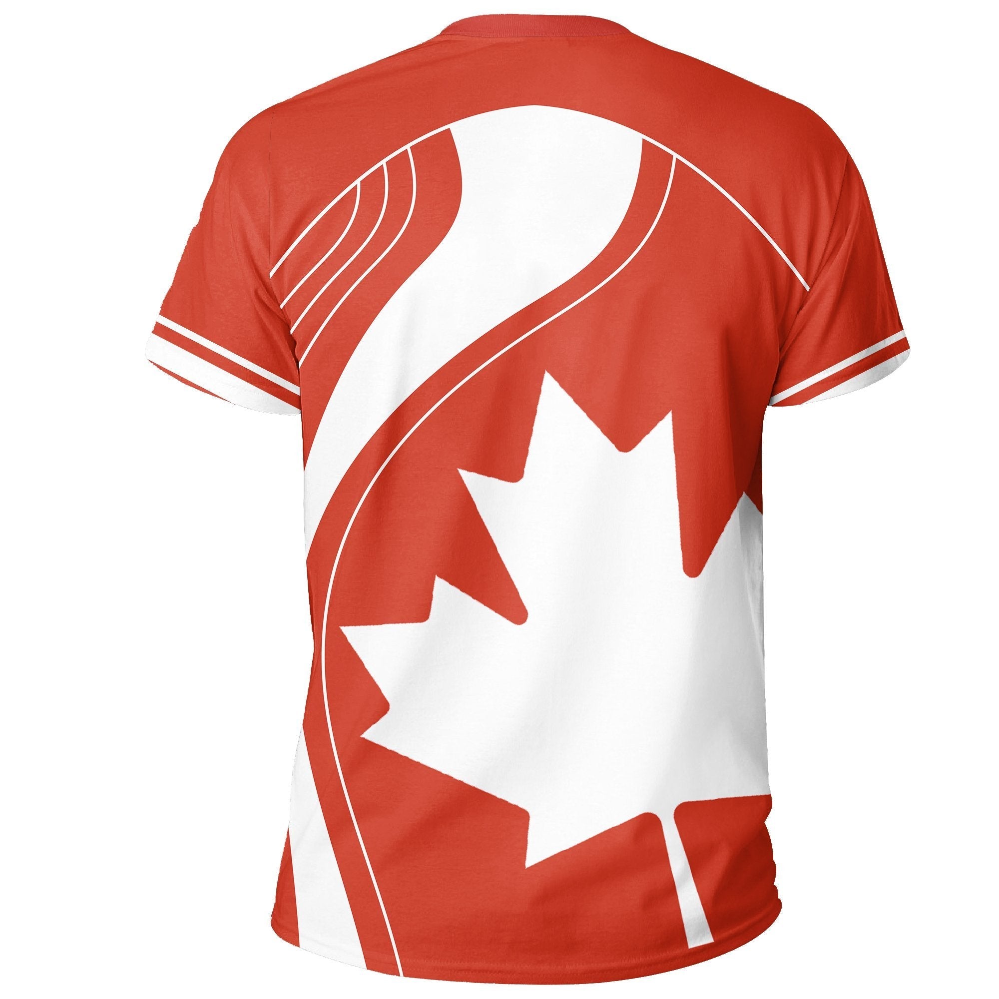 Canada Maple Leaf T shirt - Bow Style - Vibe Hoodie Shop