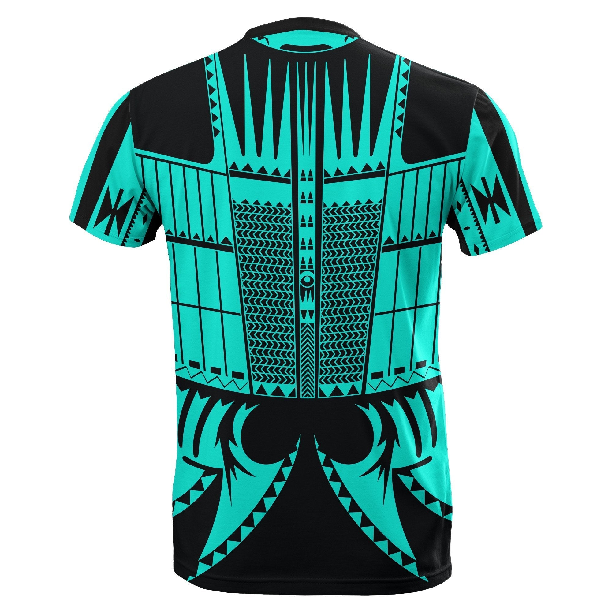 Warrior Yap Tattoo T shirt Turquoise - Vibe Hoodie Shop