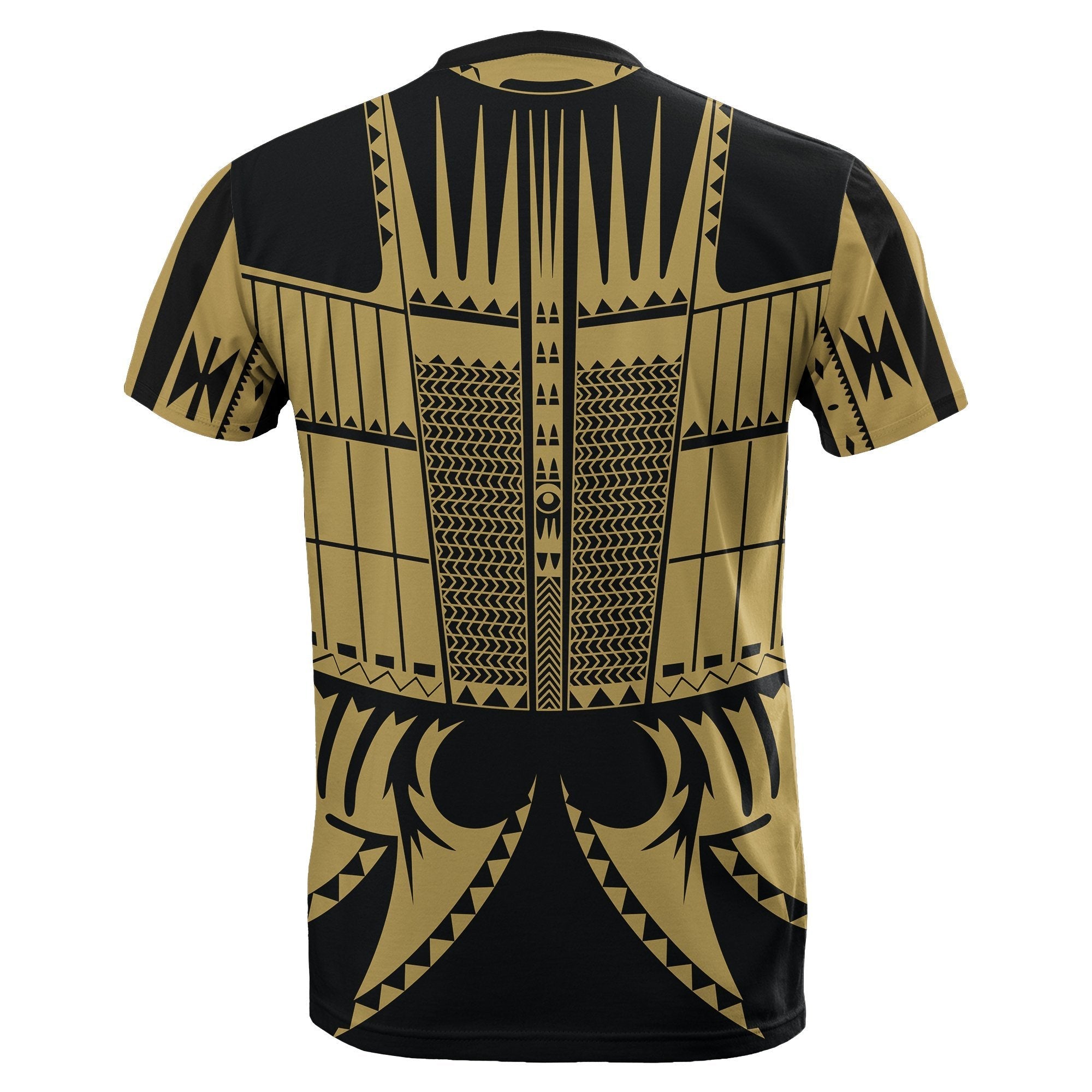 Warrior Yap Tattoo T shirt Gold - Vibe Hoodie Shop