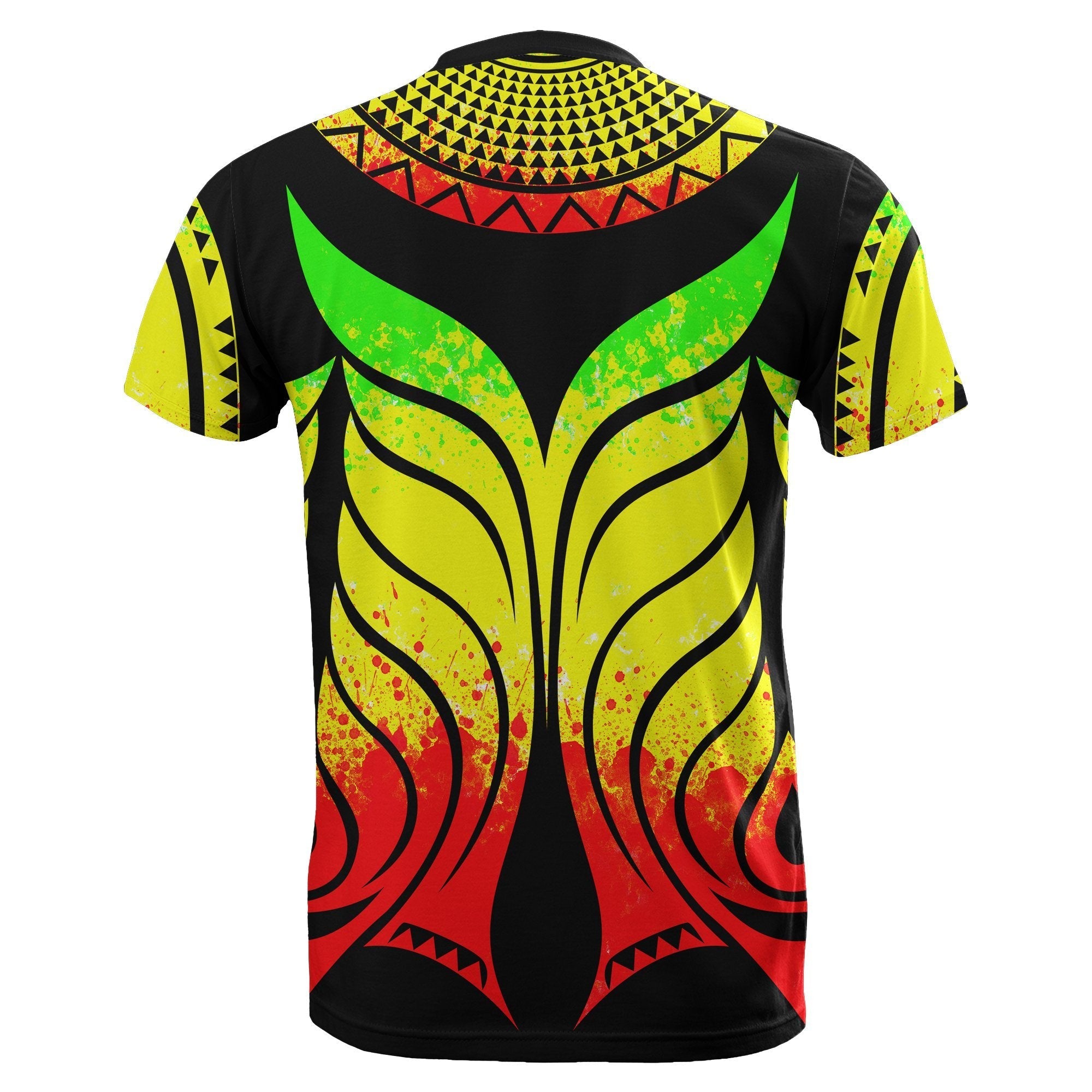 Yap Tribal Tattoo T shirt Reggage - Vibe Hoodie Shop